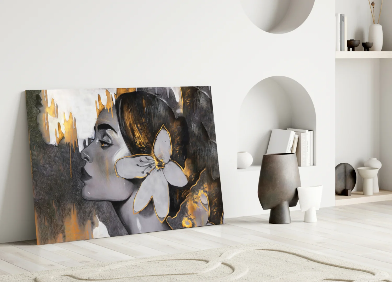 Gipsy Beauty Glass Wall Art - Image 3