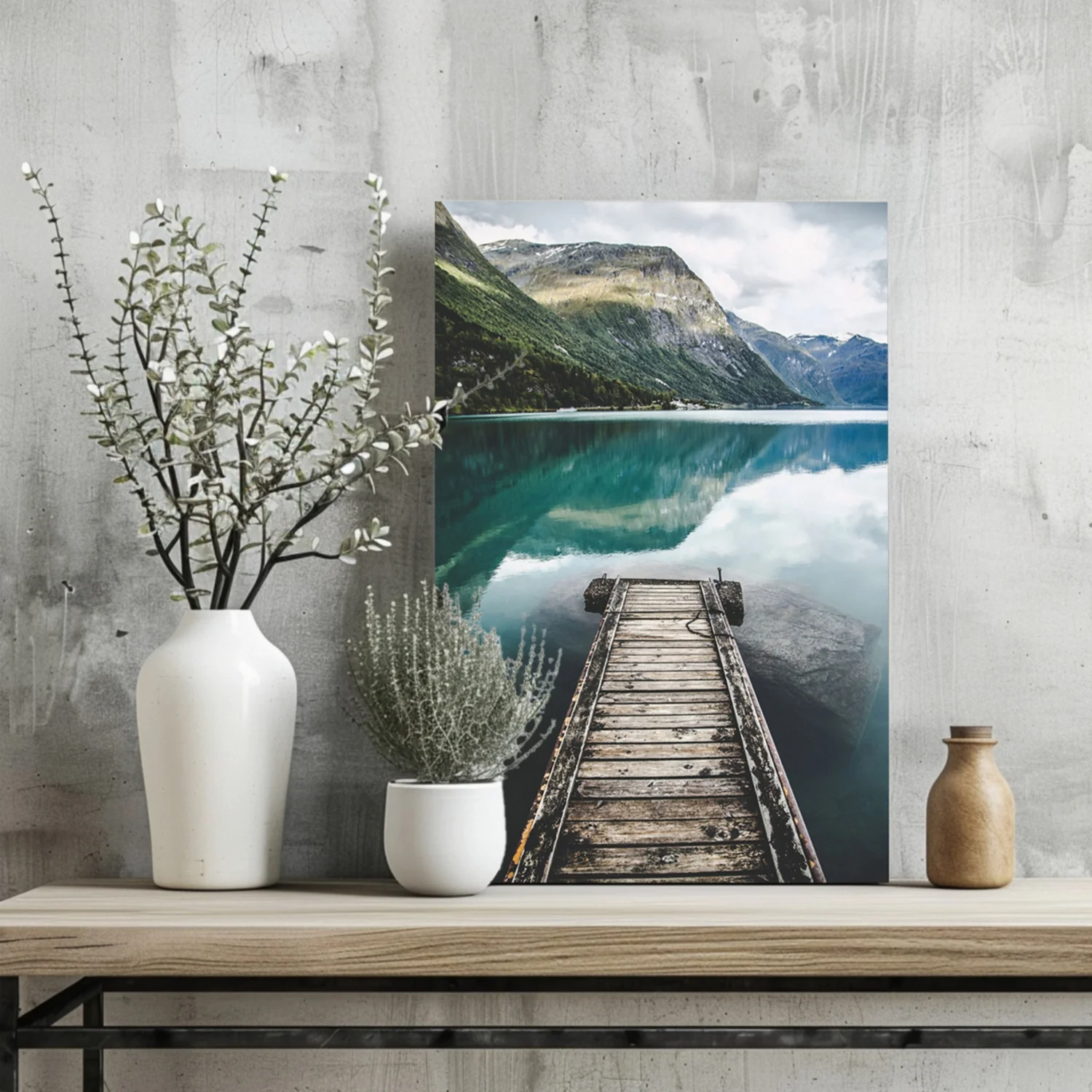 Glacier Lake Aluminum Print - Image 2