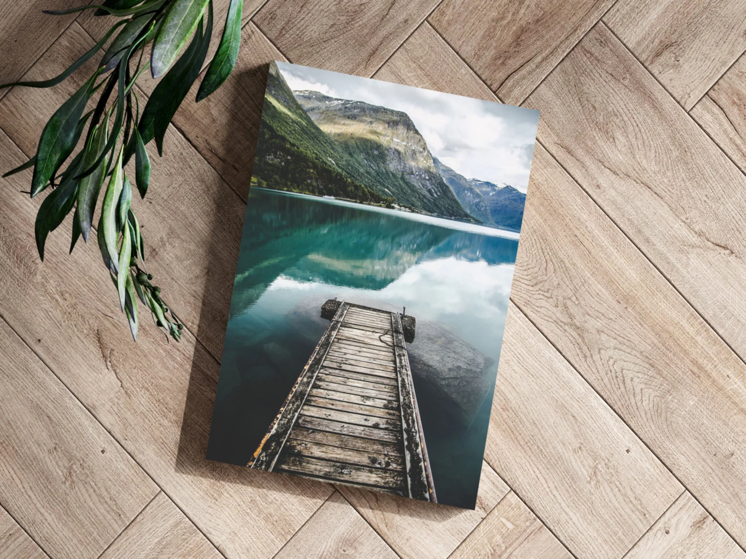 Glacier Lake Aluminum Print - Image 3