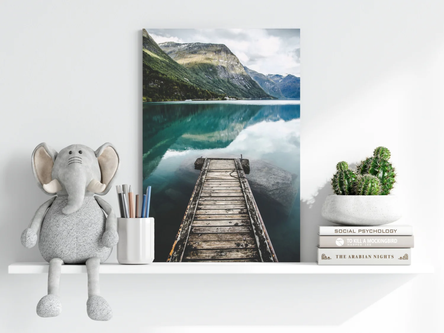 Glacier Lake Aluminum Print - Image 6