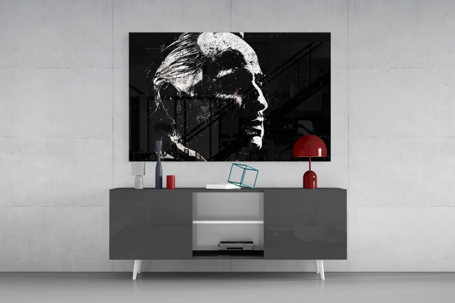 Mafia Boss  Glass Wall Art - Image 8