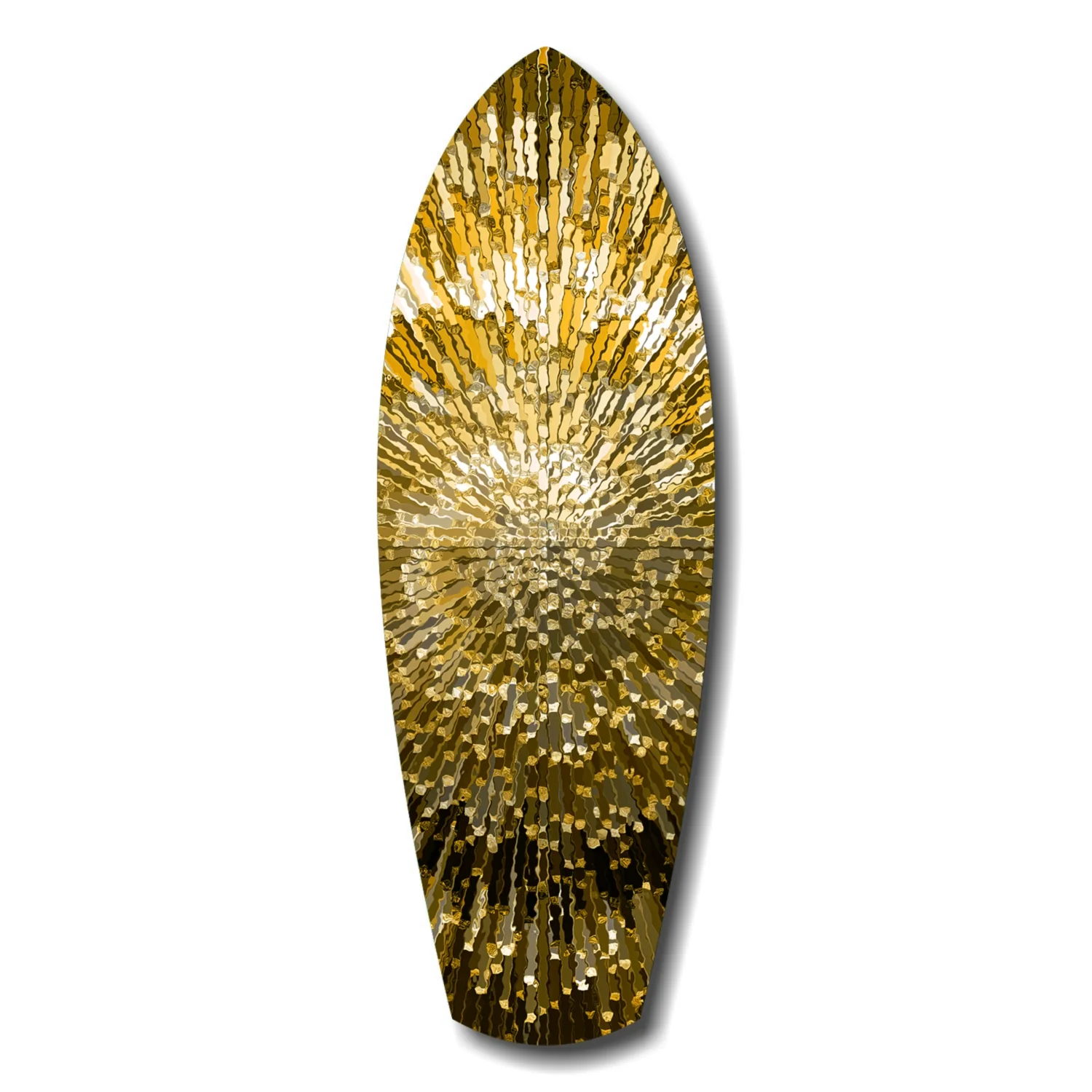 Gold Sequin Burst Luxe Tempered Glass Wall Art - Image 7