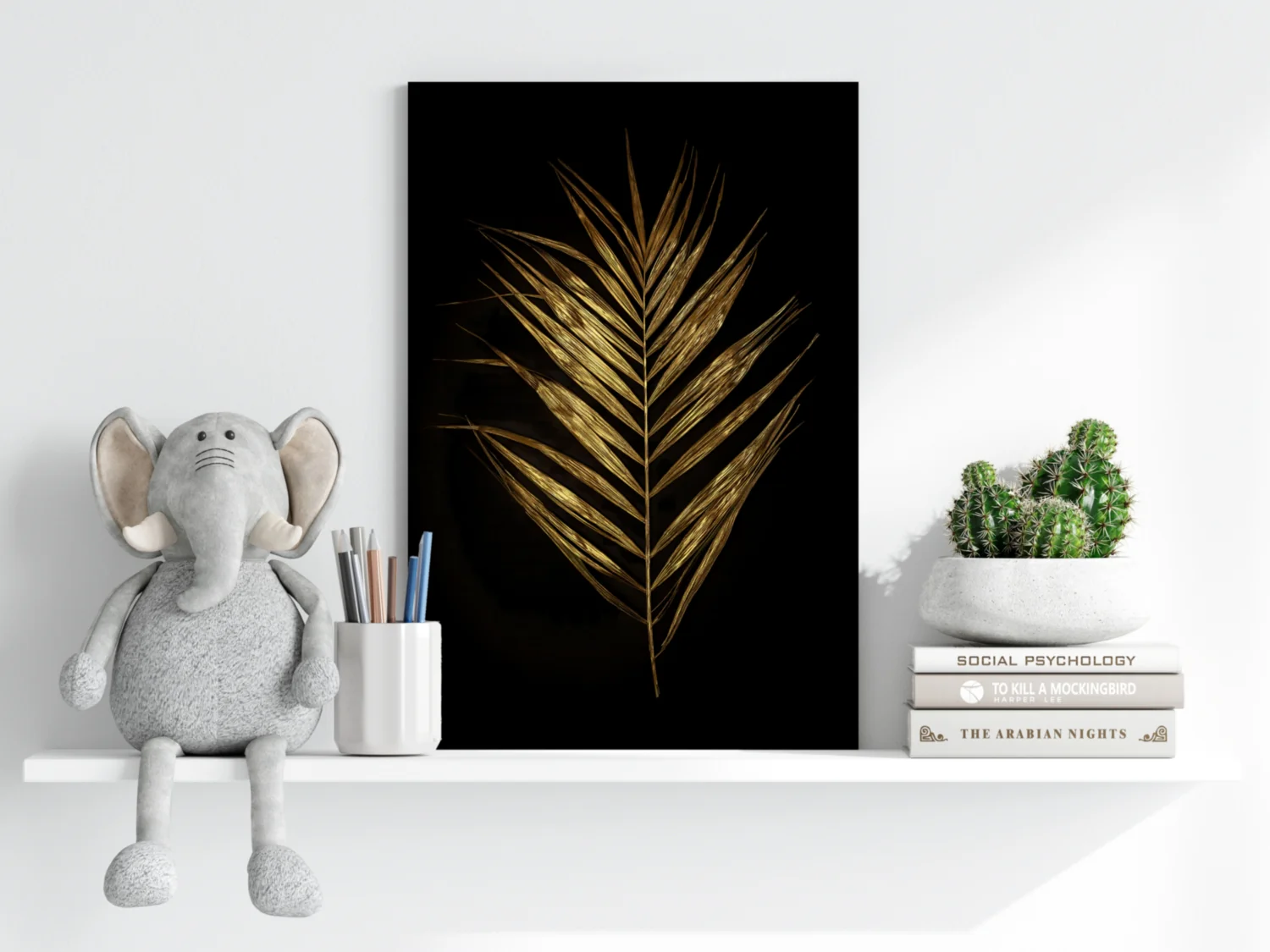 Golden Leaf Aluminum Print - Image 6