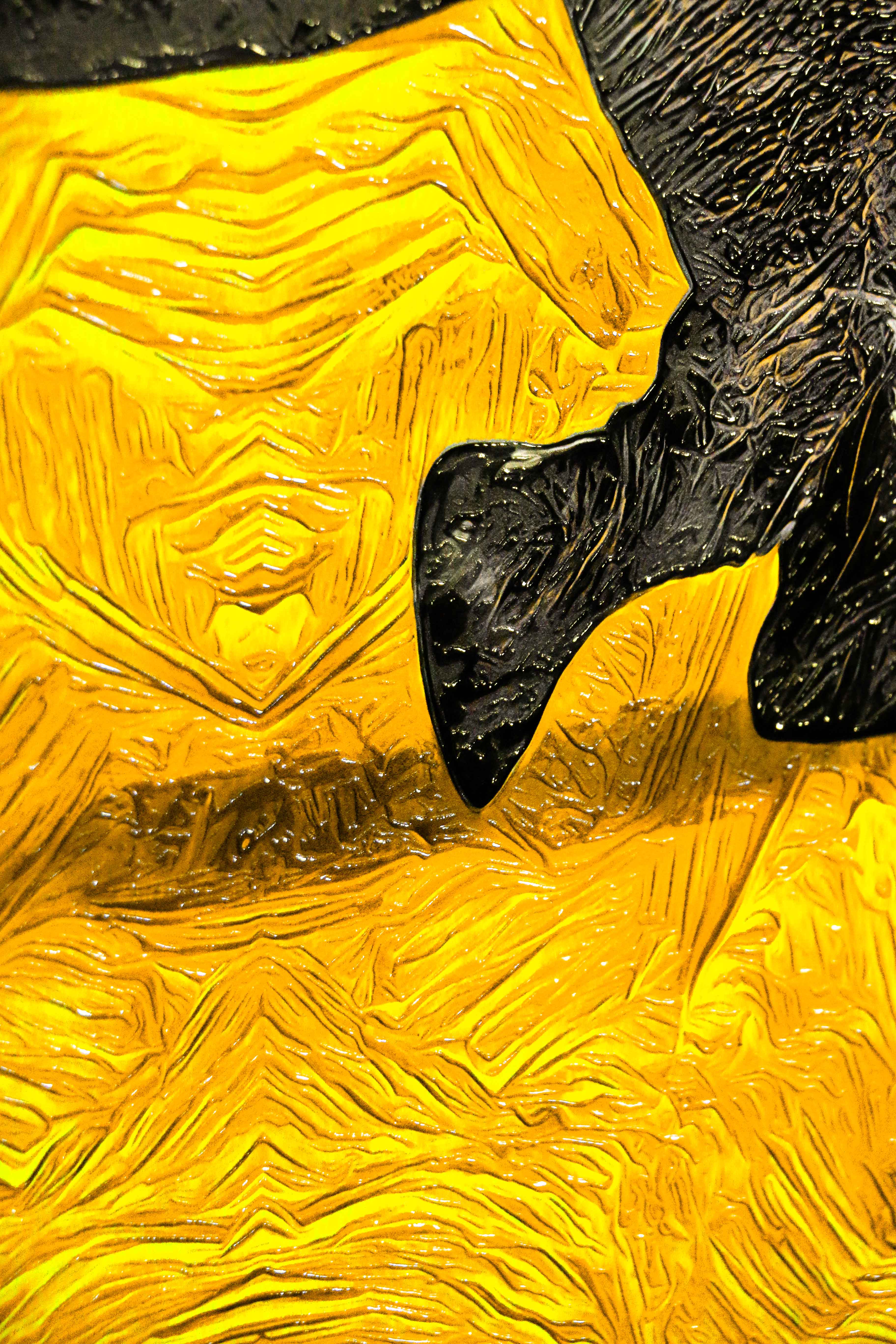 Golden Savannah Sentinel — 3D Haptic Embossed High-Gloss Luxury Wall Art - Image 7