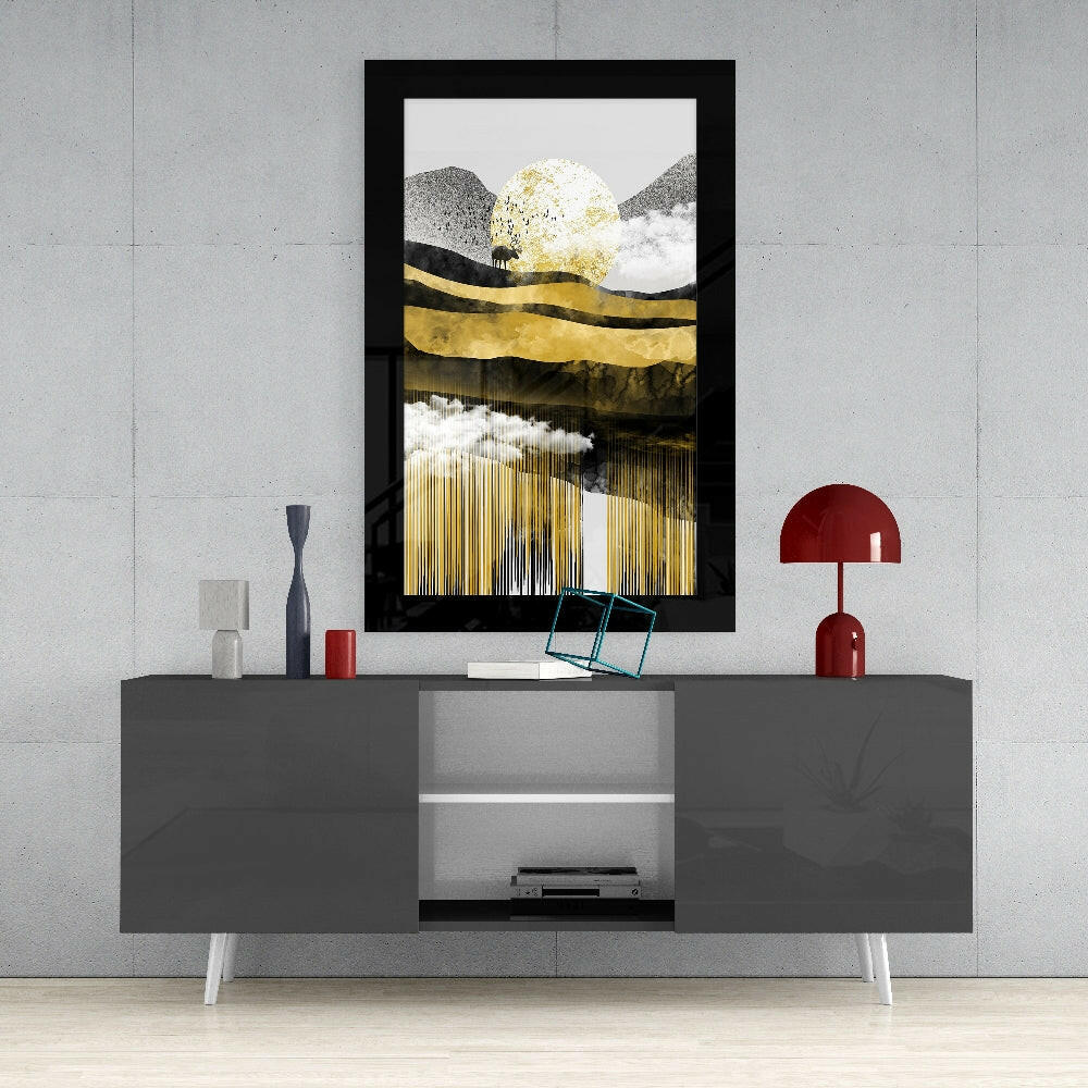 Golden Valley Glass Wall Art - Image 4