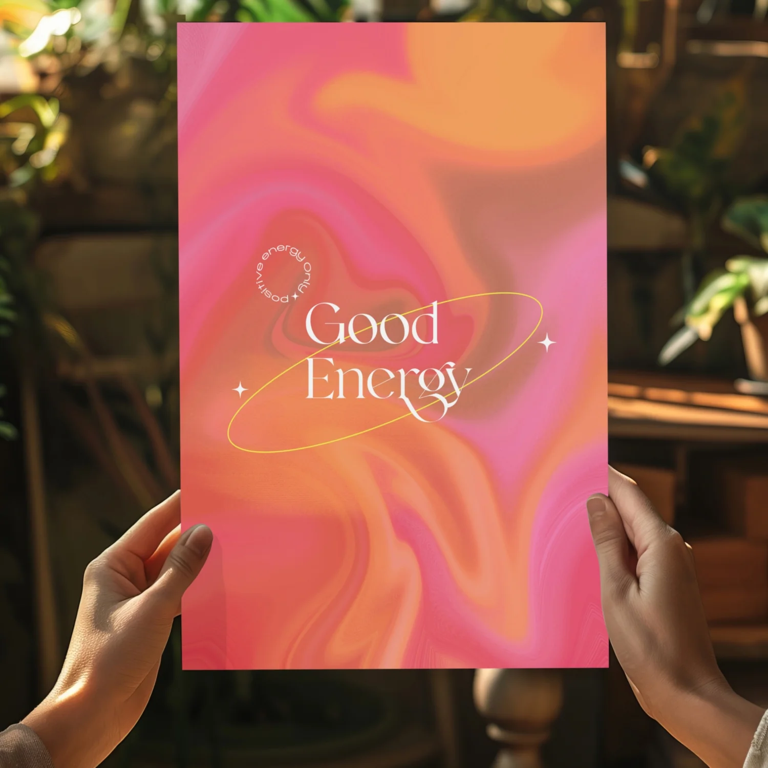 Good Energy Aluminum Print - Image 5