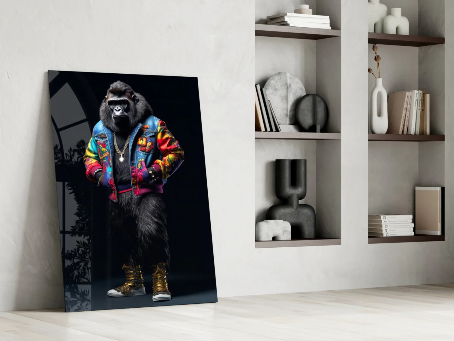 Gorilla Bro Glass Wall Art|| Designer's Collection - Image 7