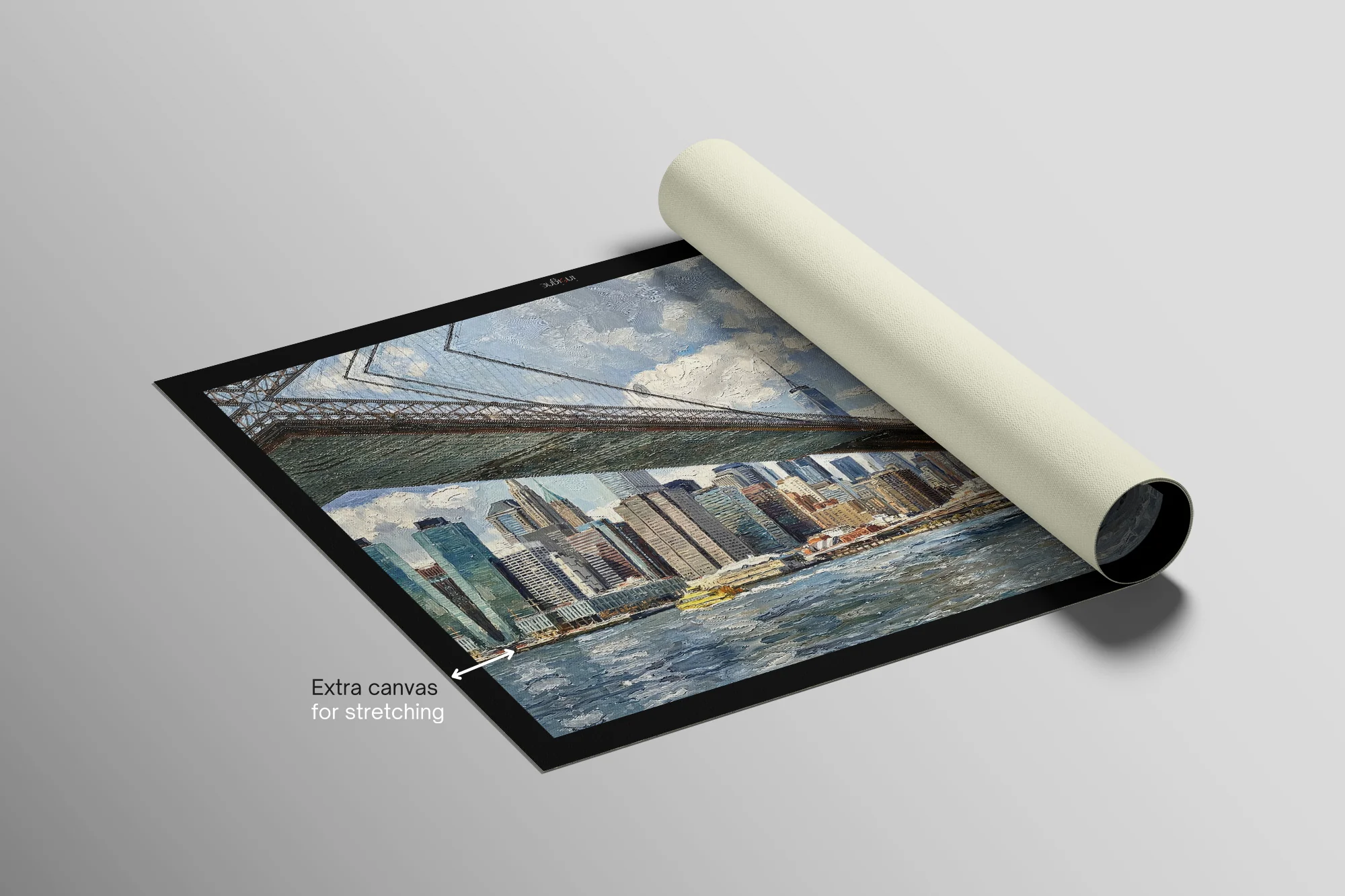 Metropolis’s Golden Gateway: Brooklyn Bridge — 3D Haptic Embossed High-Gloss Luxury Wall Art - Image 9