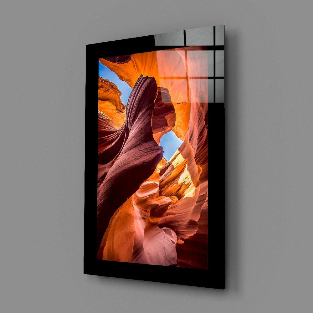 Grand Canyon Rift Glass Wall Art - Image 2