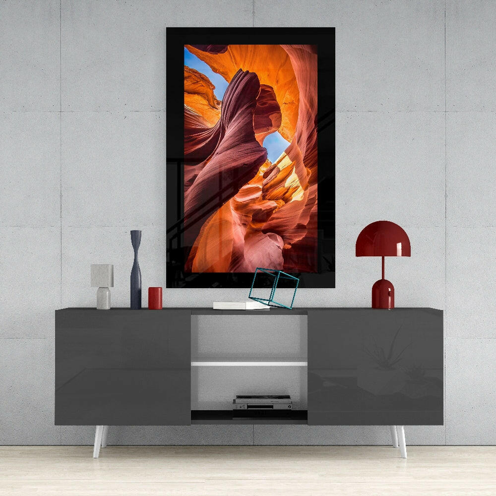 Grand Canyon Rift Glass Wall Art - Image 4
