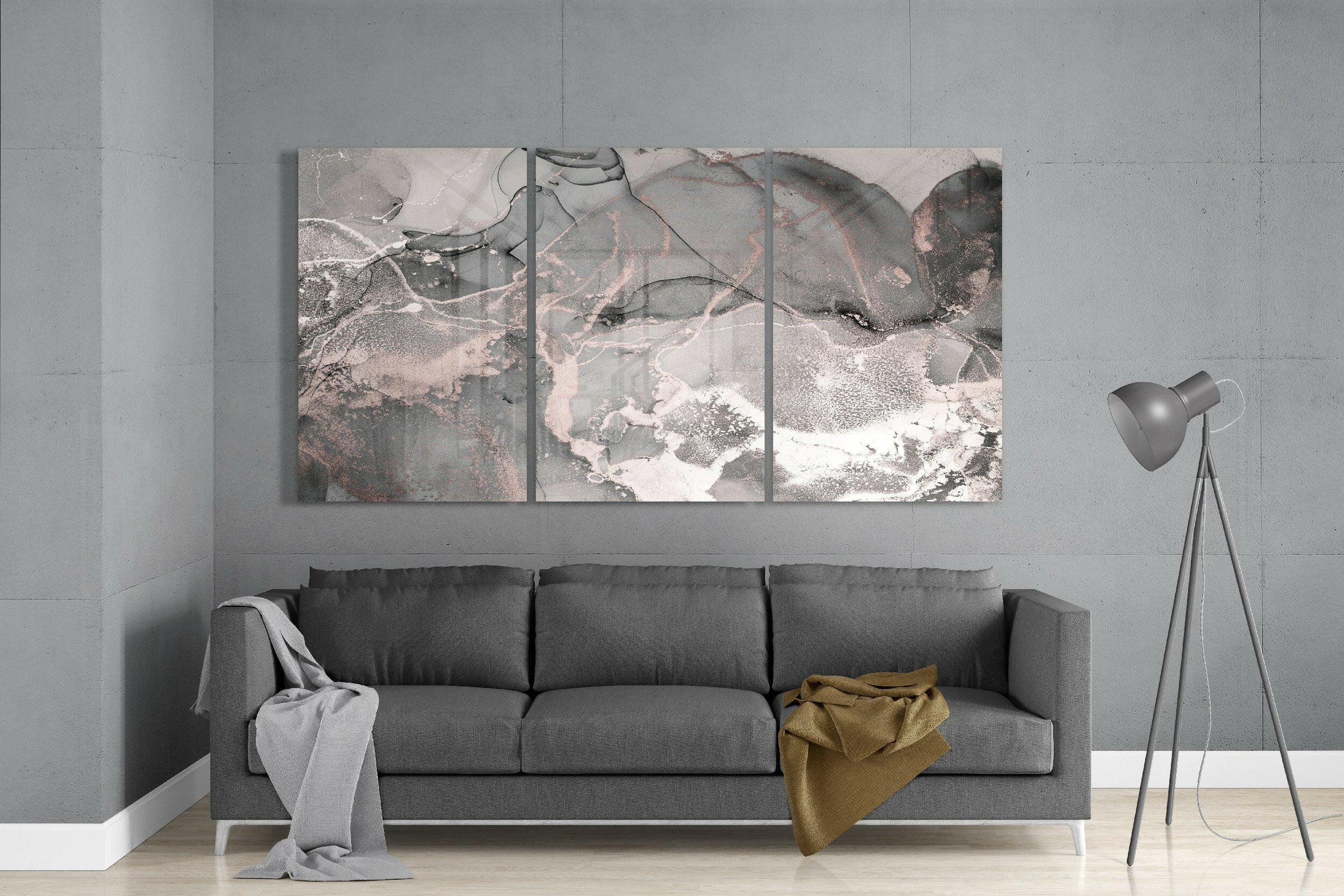 Gray Dance Glass Art - Image 3