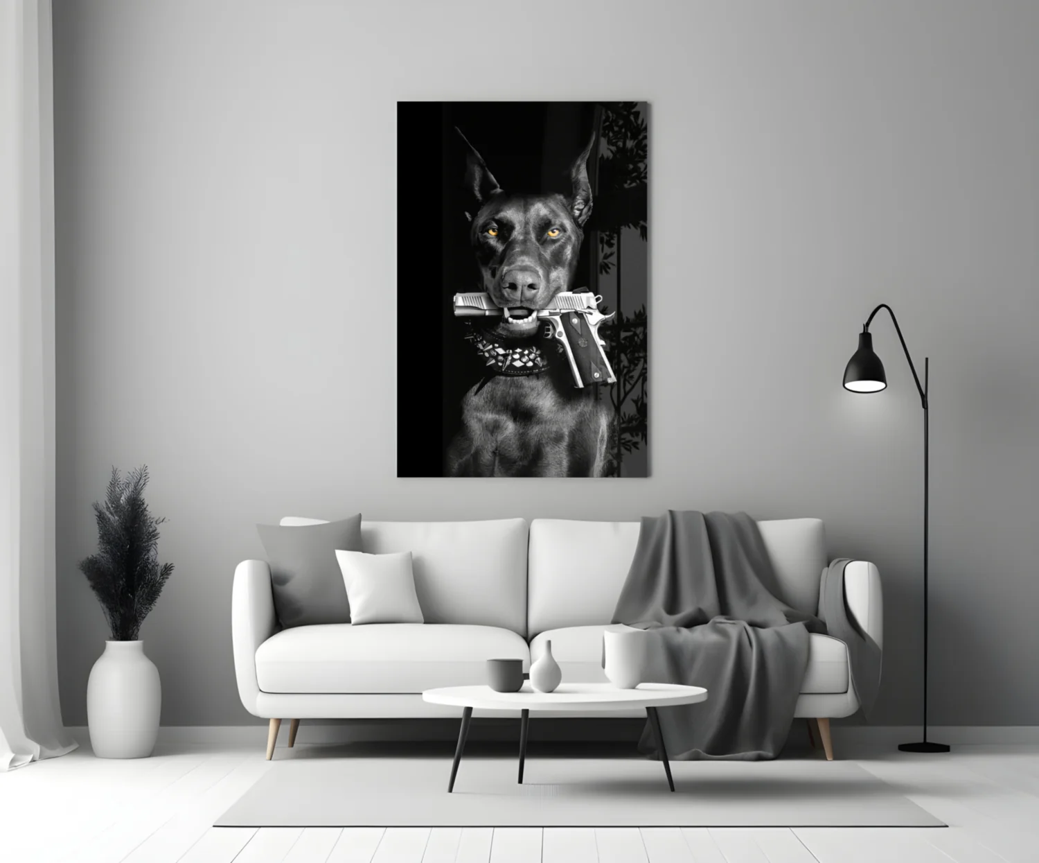 Gun Dog  Glass Wall Art || Designer Collection - Image 4