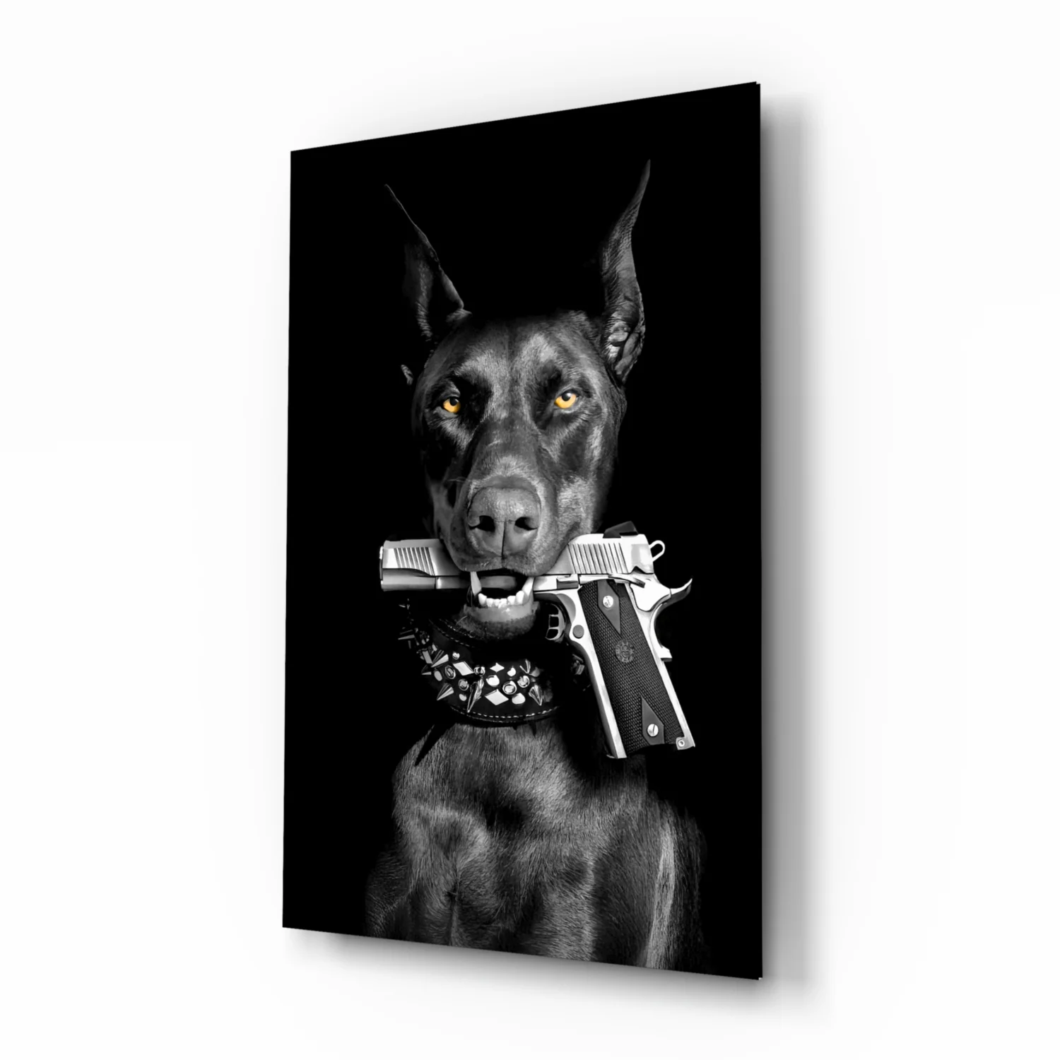 Gun Dog  Glass Wall Art || Designer Collection - Image 2