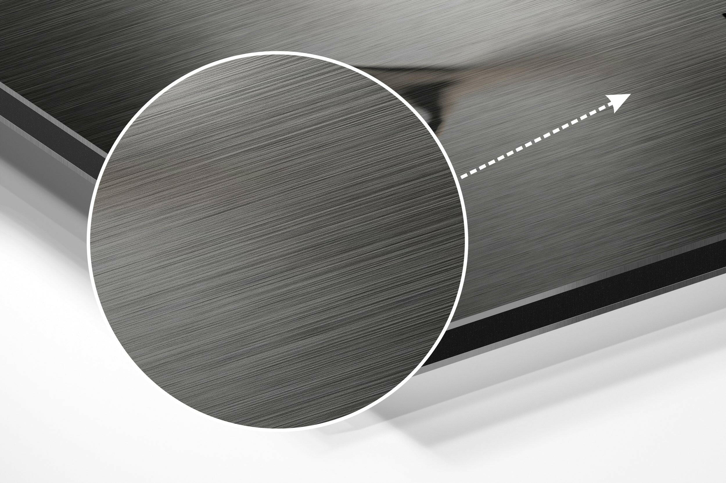 Hands Brushed Aluminium Dibond Wall Art - Image 3