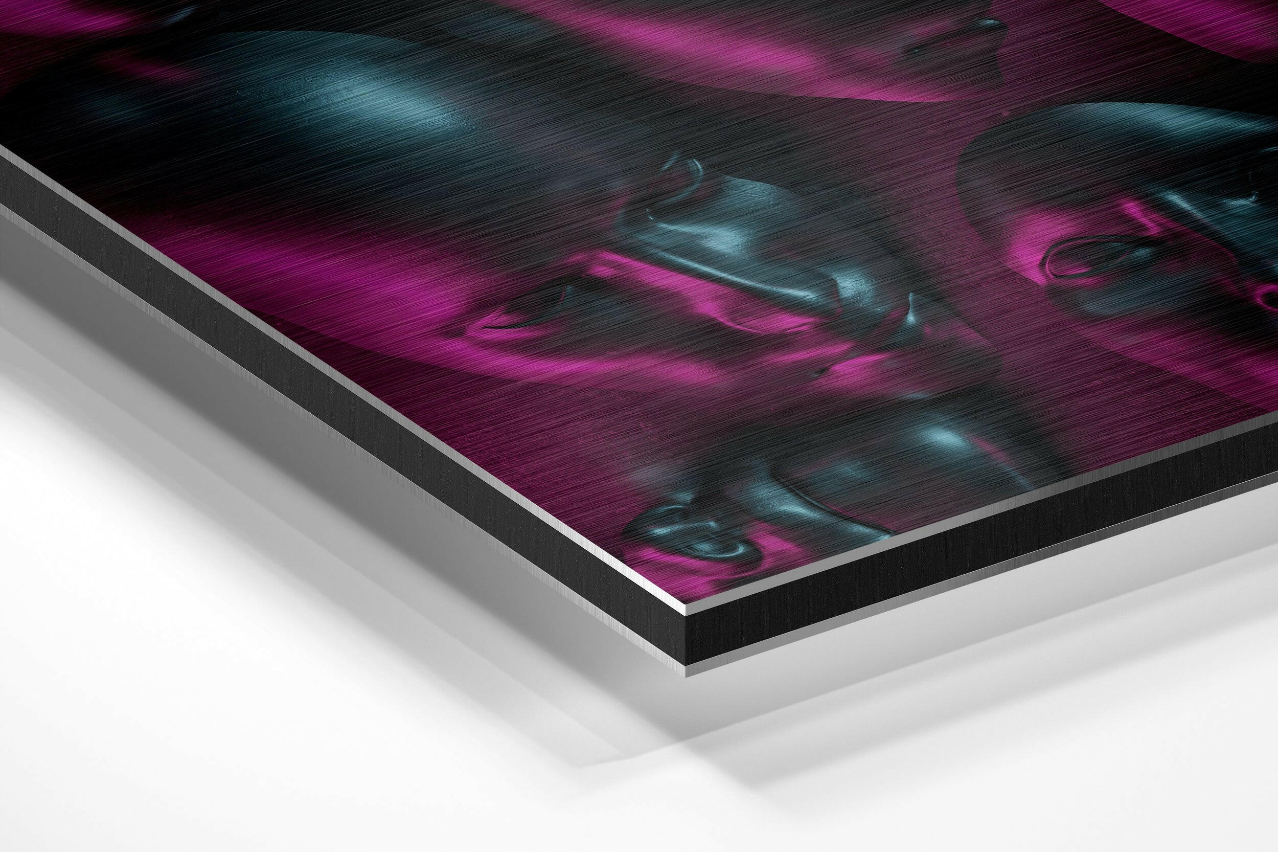 Heads Brushed Aluminium Dibond Wall Art - Image 2
