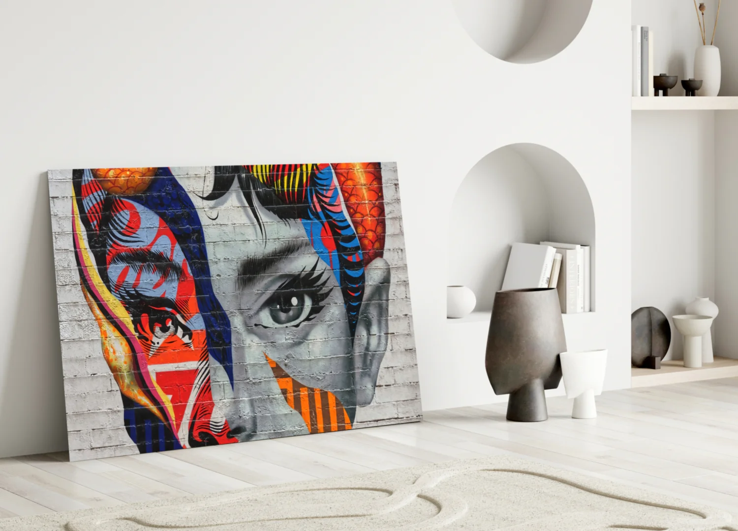 Timeless Silver-Screen Elegance Glass Art - Image 4