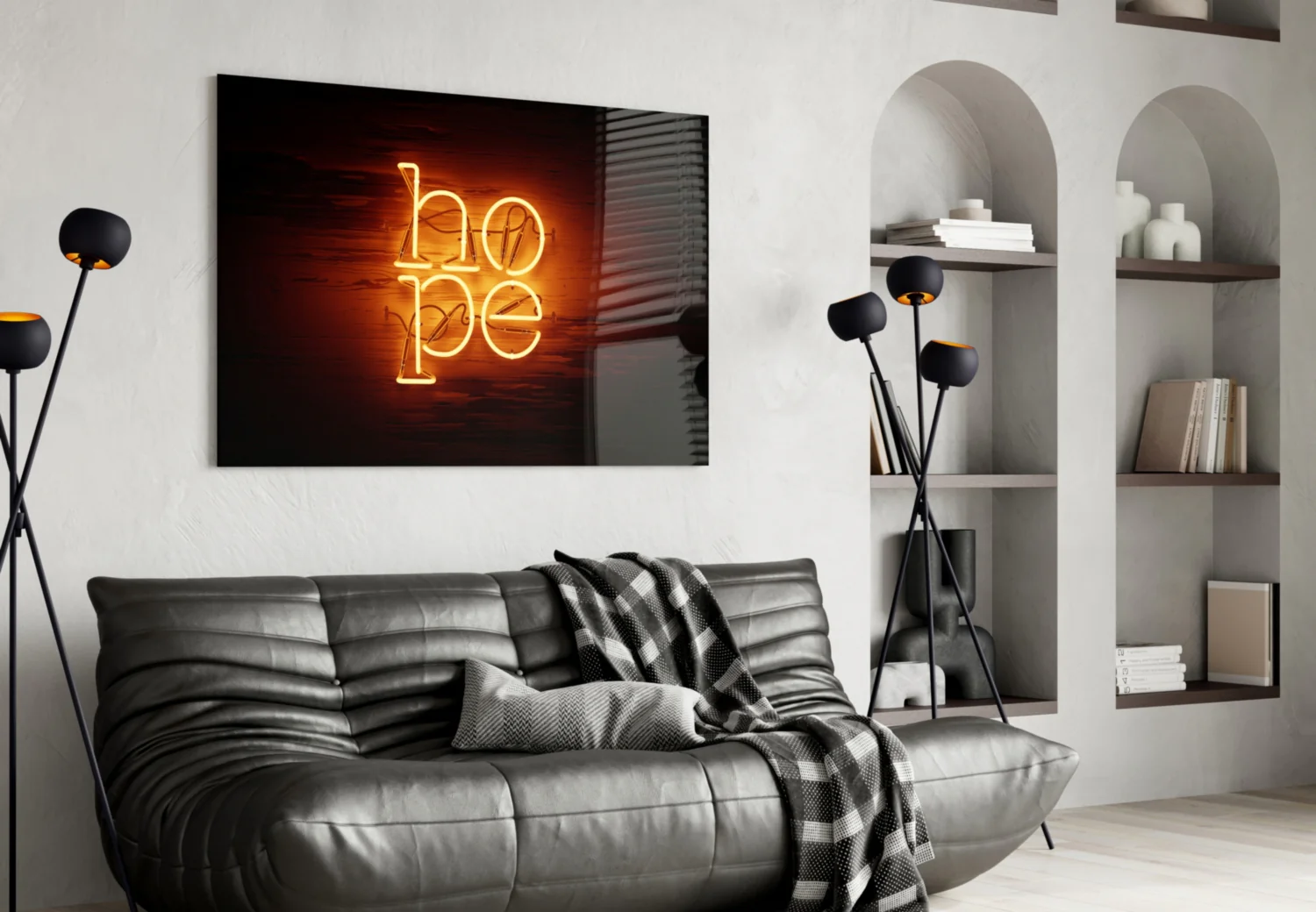 “Hope” Glass Wall Art - Image 4