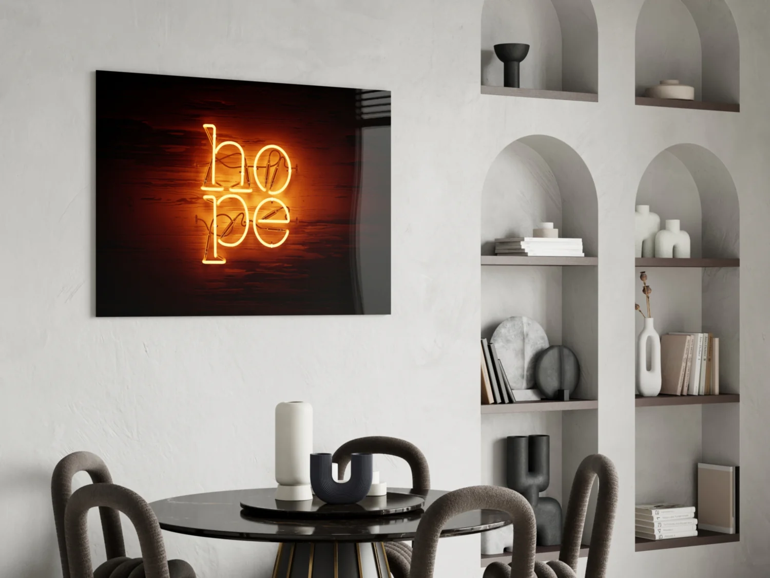 “Hope” Glass Wall Art - Image 5