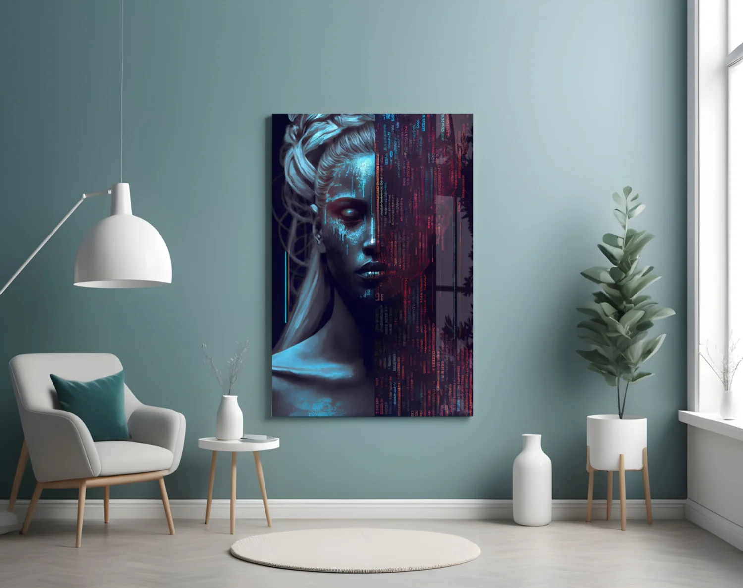 Human Software Glass Wall Art  || Designer Collection - Image 5