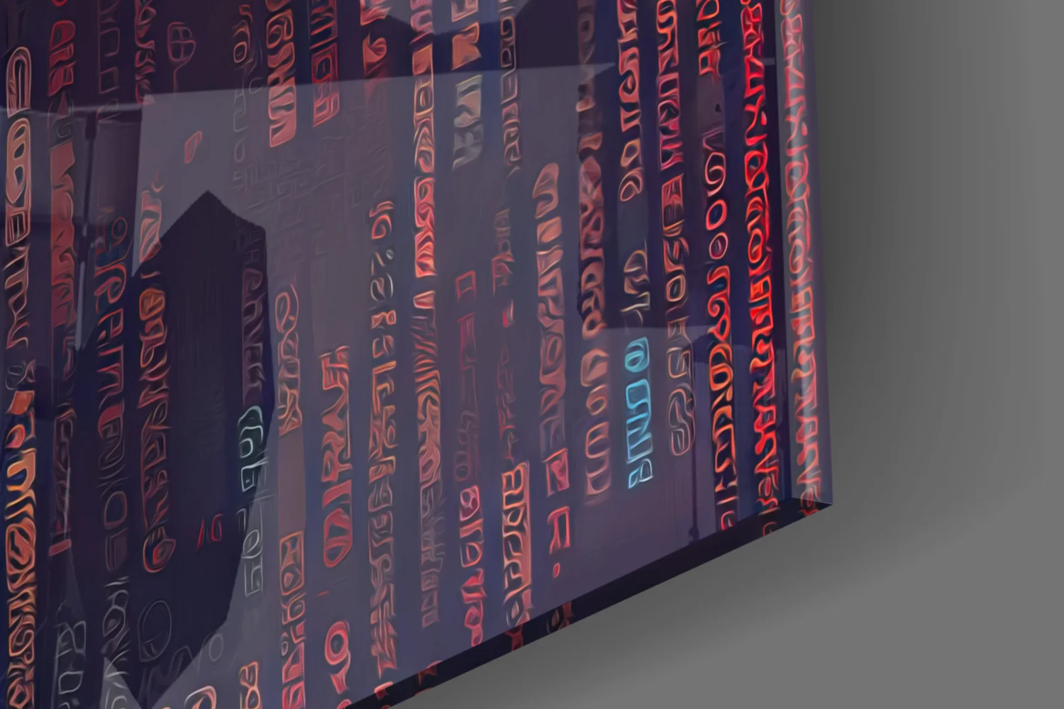 Human Software Glass Wall Art  || Designer Collection - Image 8