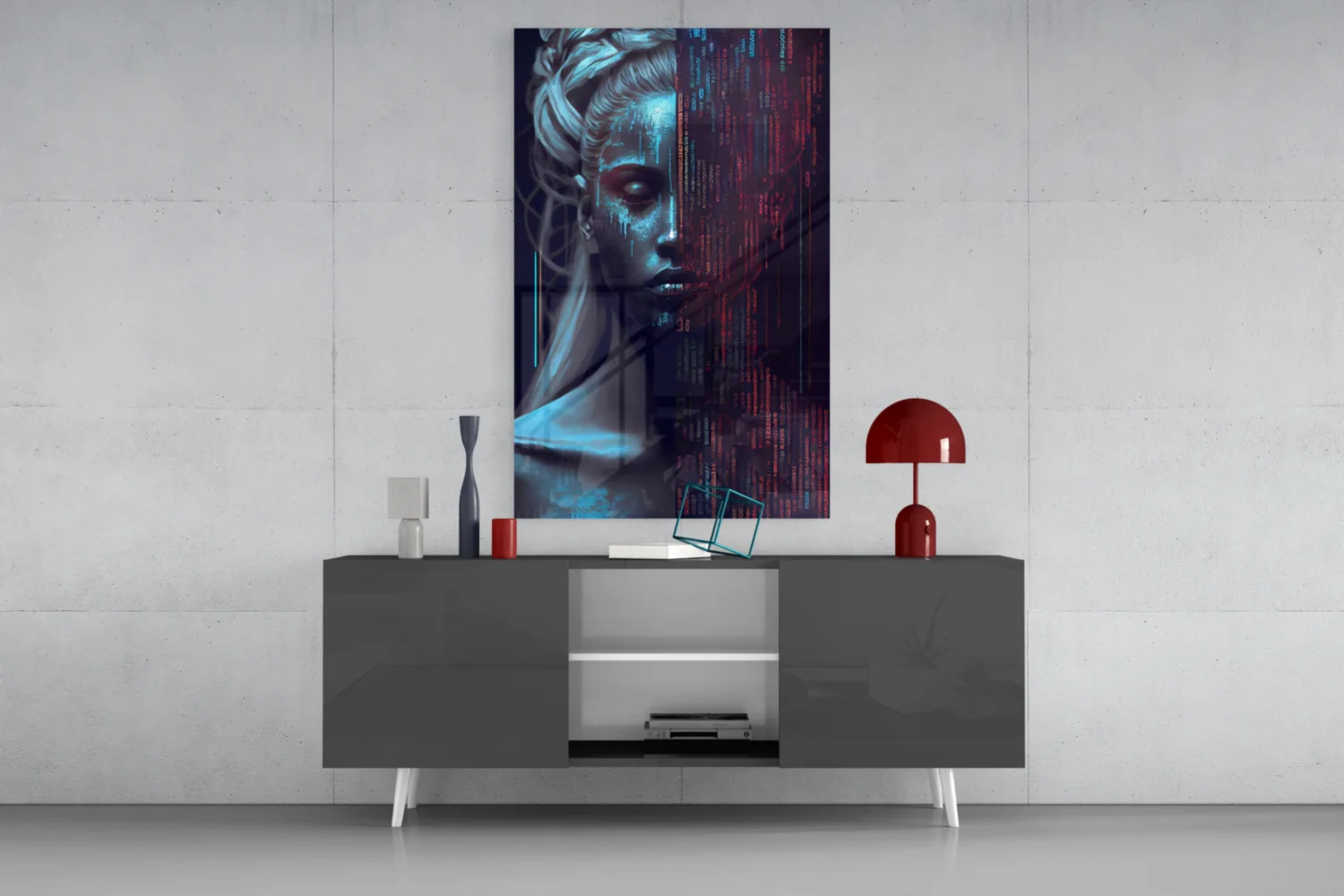 Human Software Glass Wall Art  || Designer Collection - Image 9