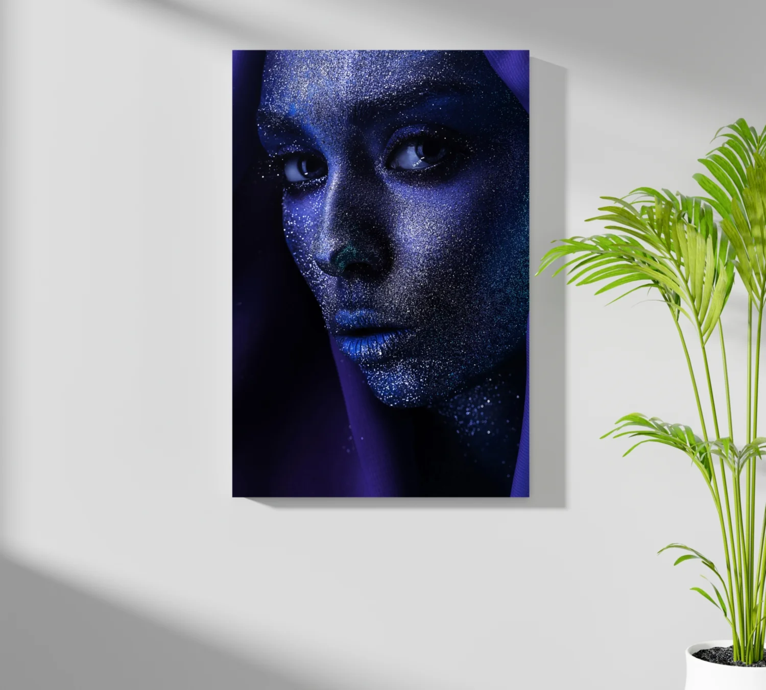 Indigo Stardust Woman Aluminum Print - Image 7