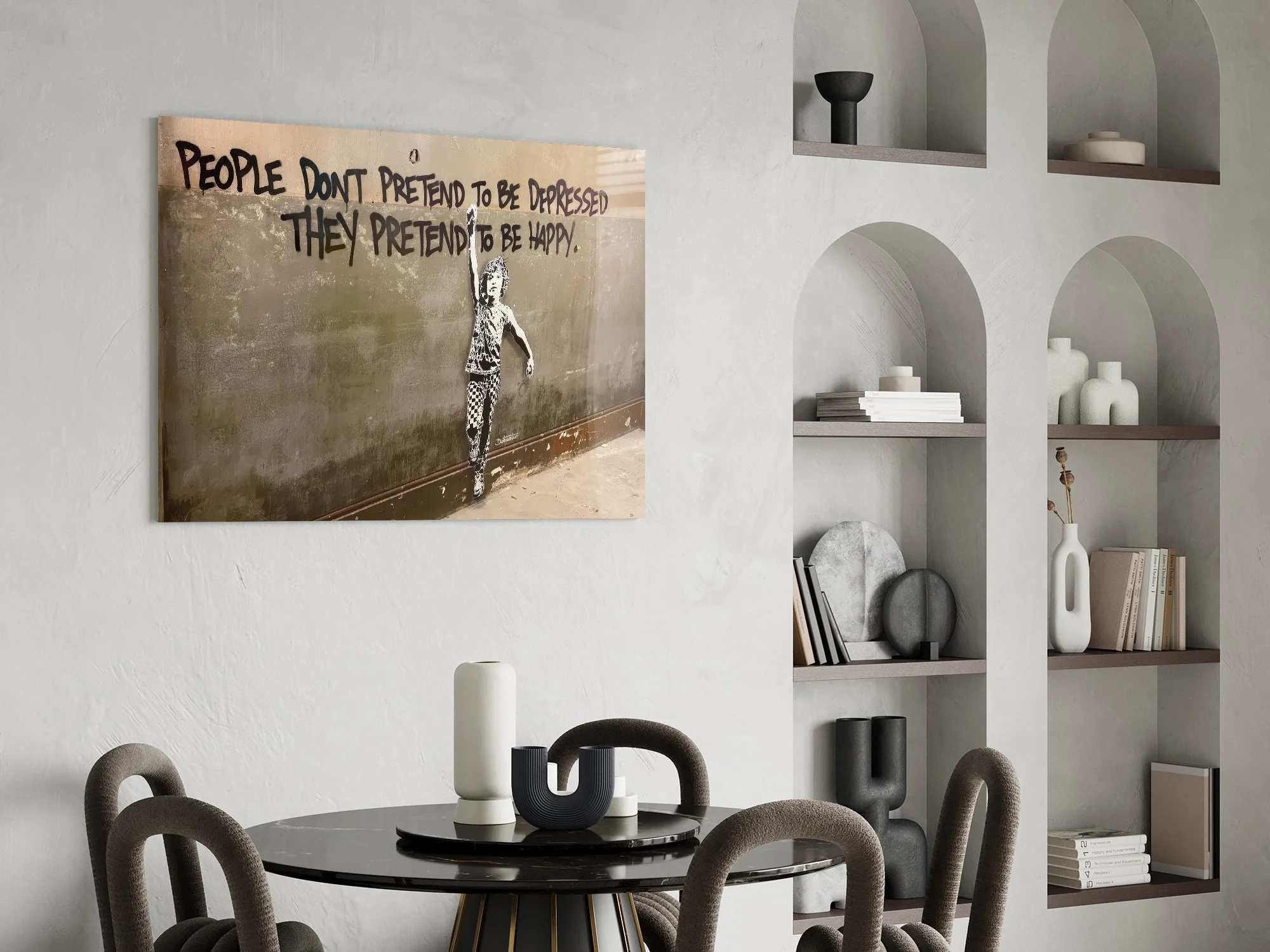 Inspirational Quote Wall Art Glass Wall Art - Image 6