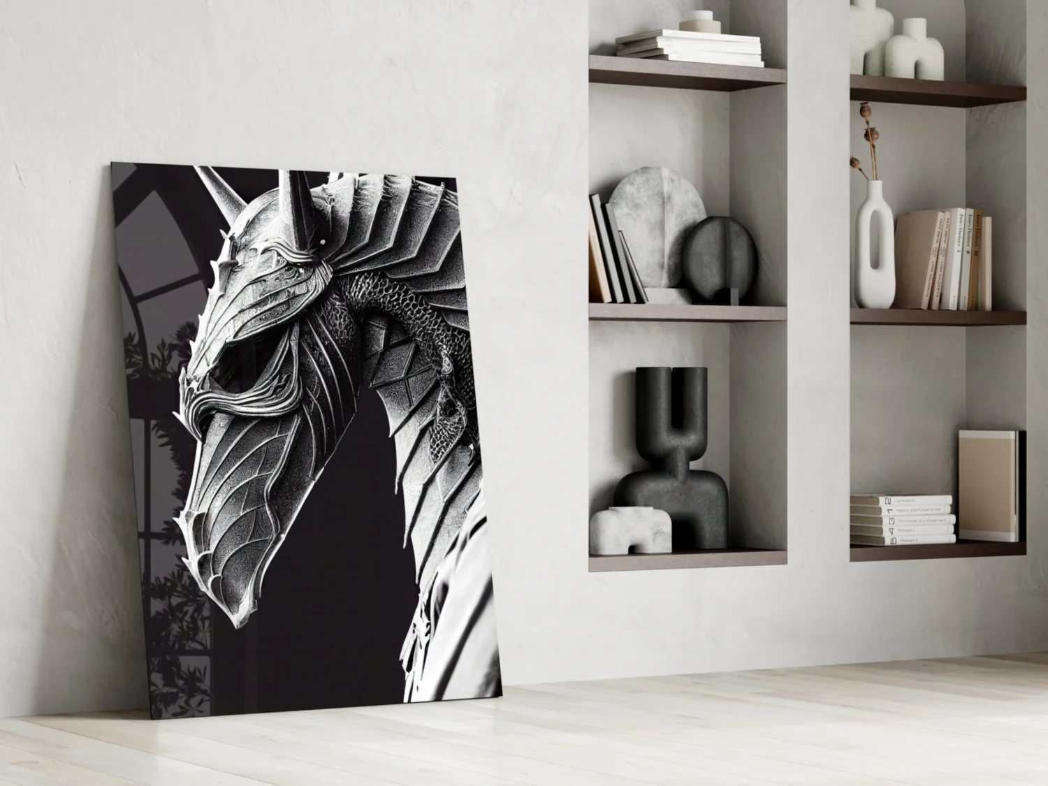 Iron Dragon Glass Art || Designer Collection - Image 7