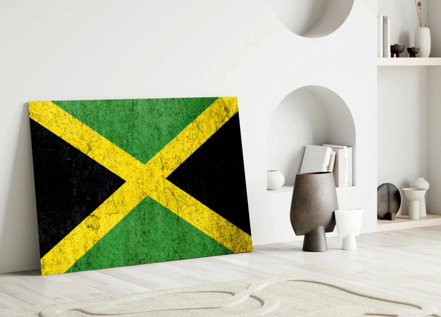 Flag of Jamaica Glass Wall Art - Image 5