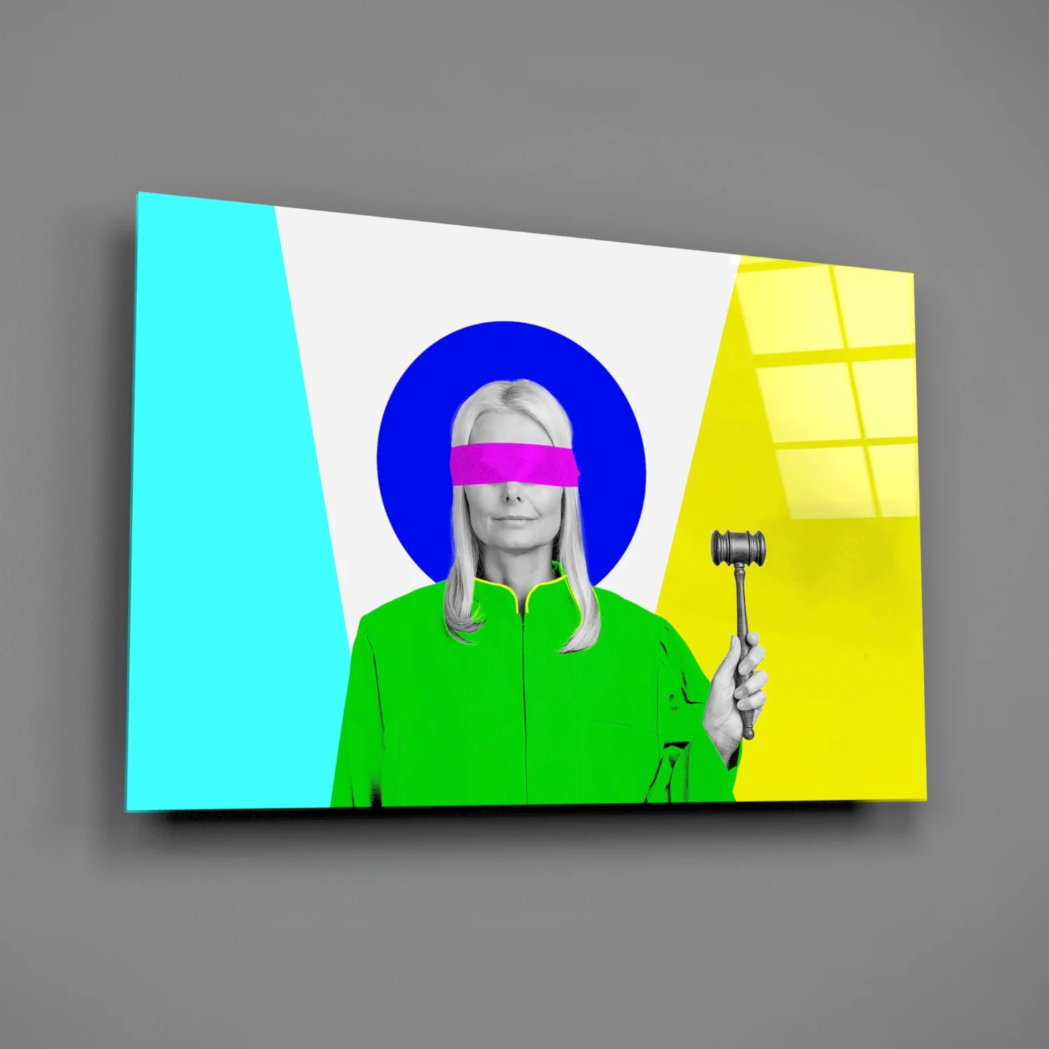 Justice Of Colors Glass Wall Art - Image 2