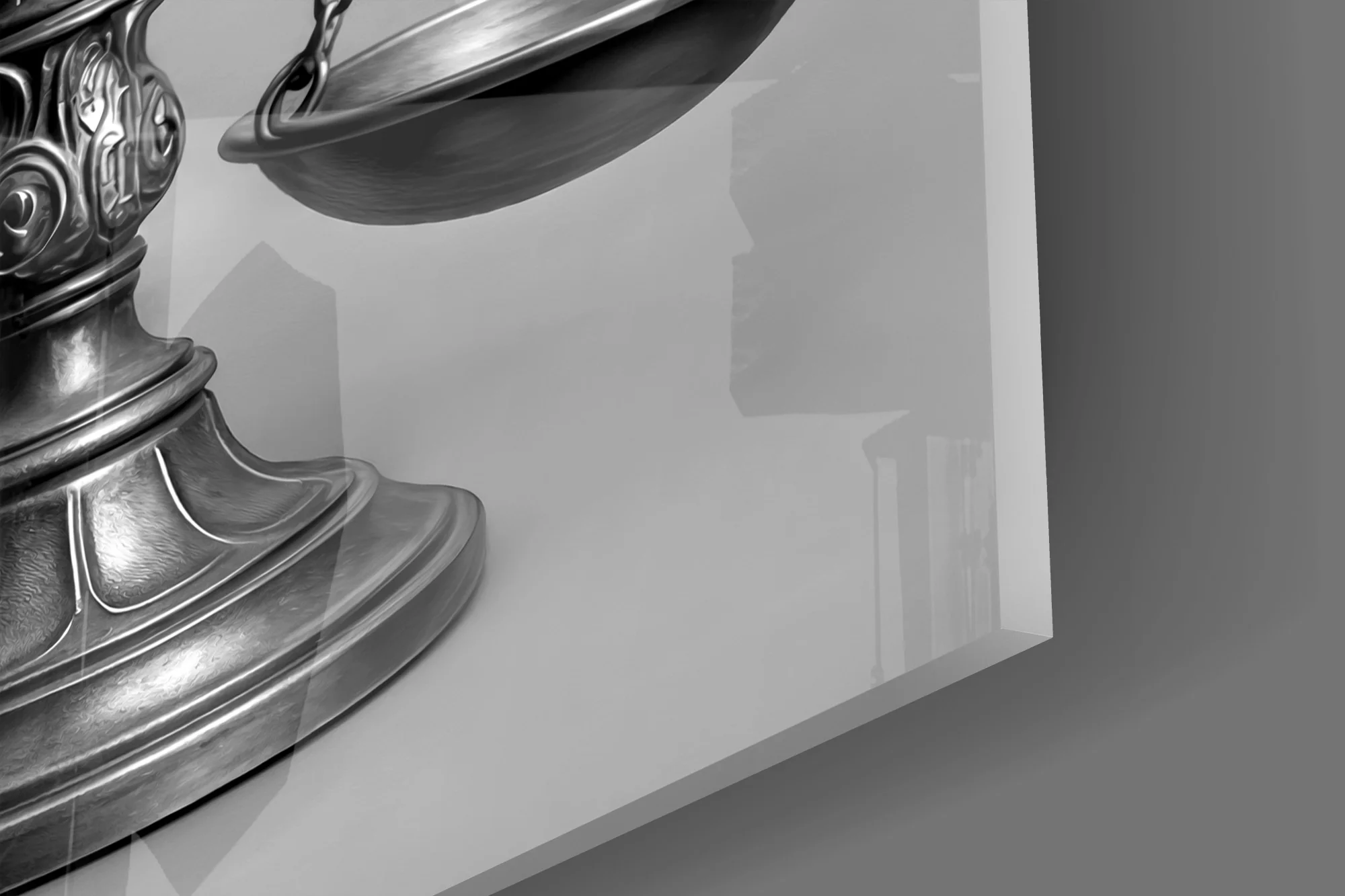 Justice Scale Hand Glass Wall Art - Image 3