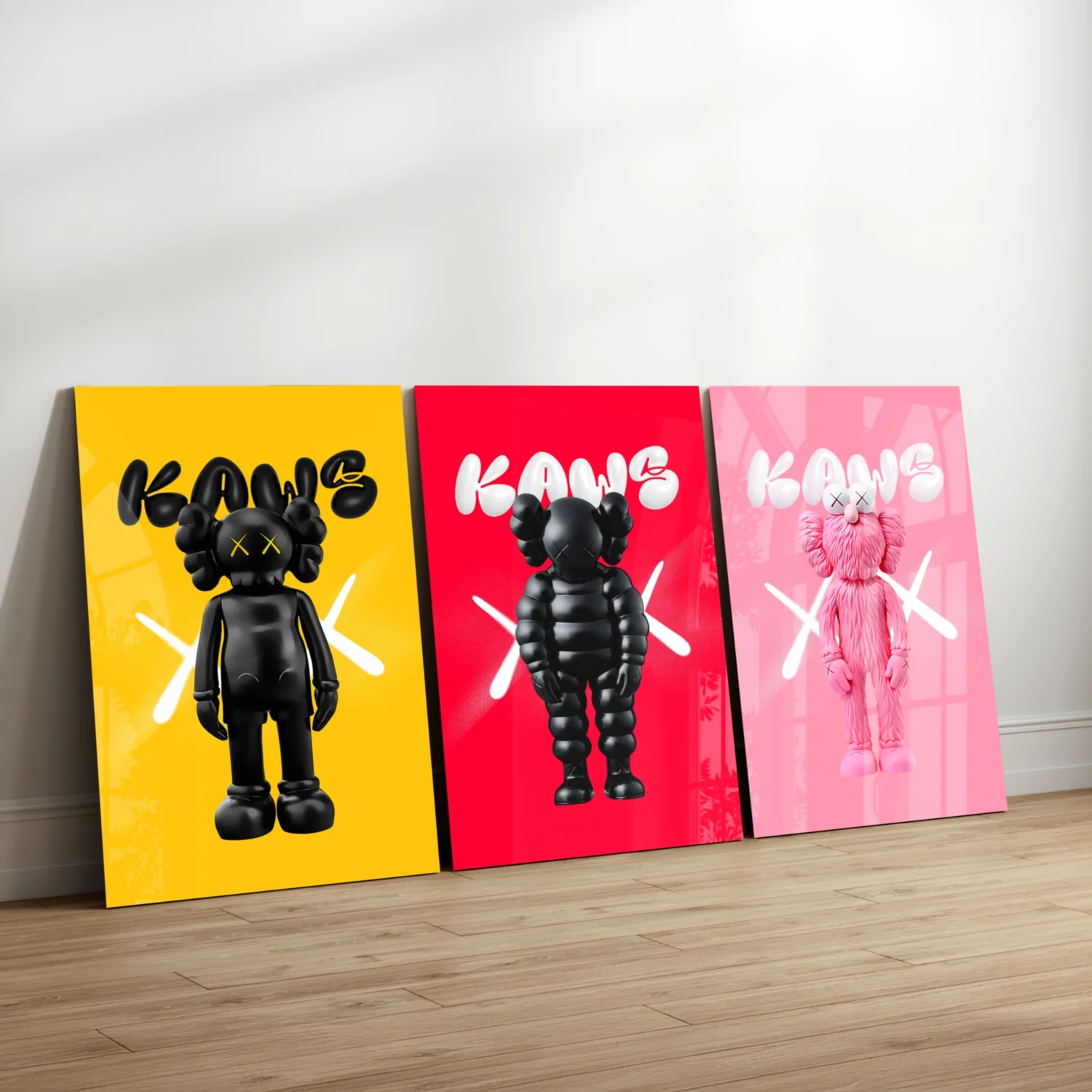 Vinyl Toy Figure Glass Wall Art Bundle
