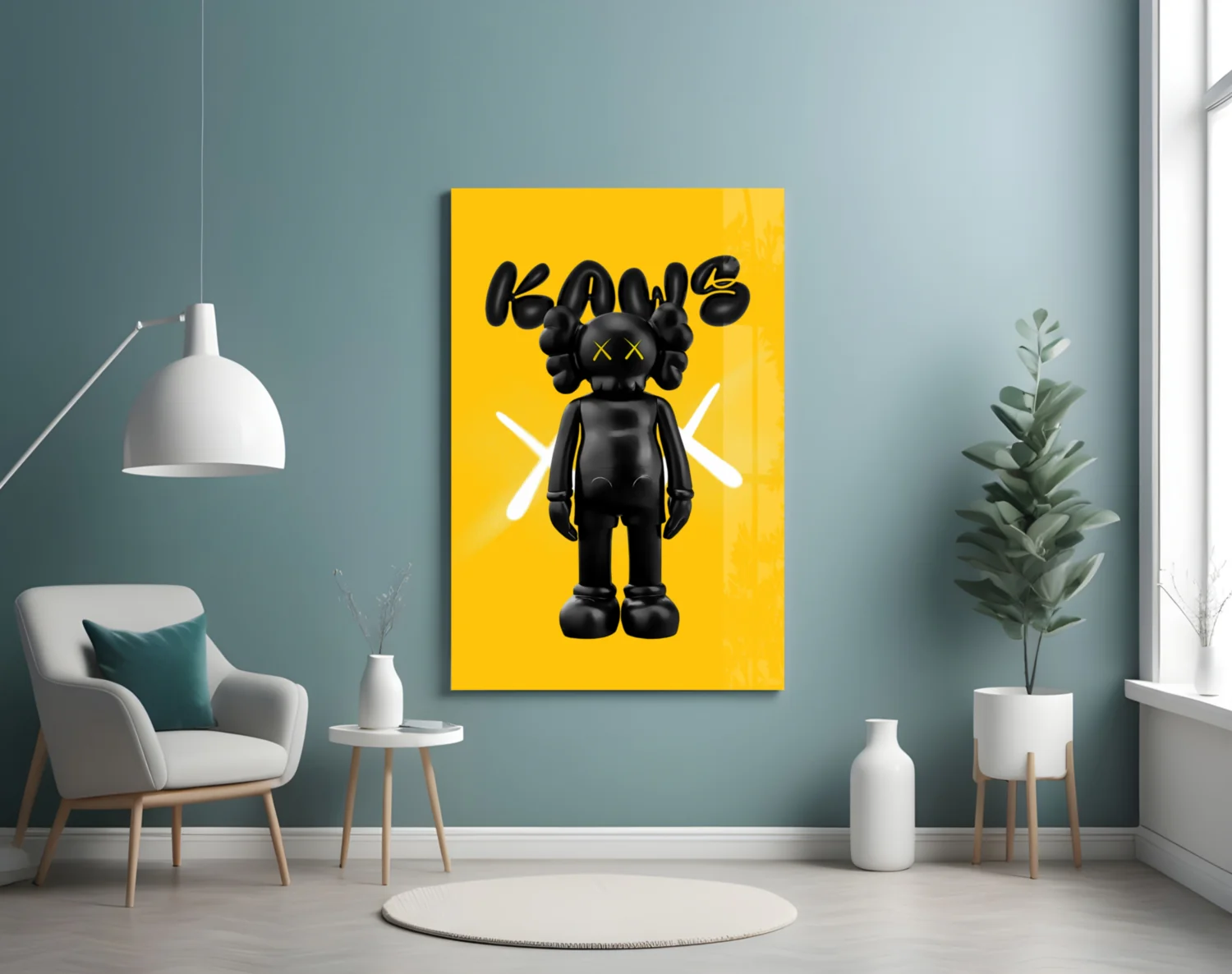 Vinyl Toy Figure Glass Wall Art Bundle - Image 11