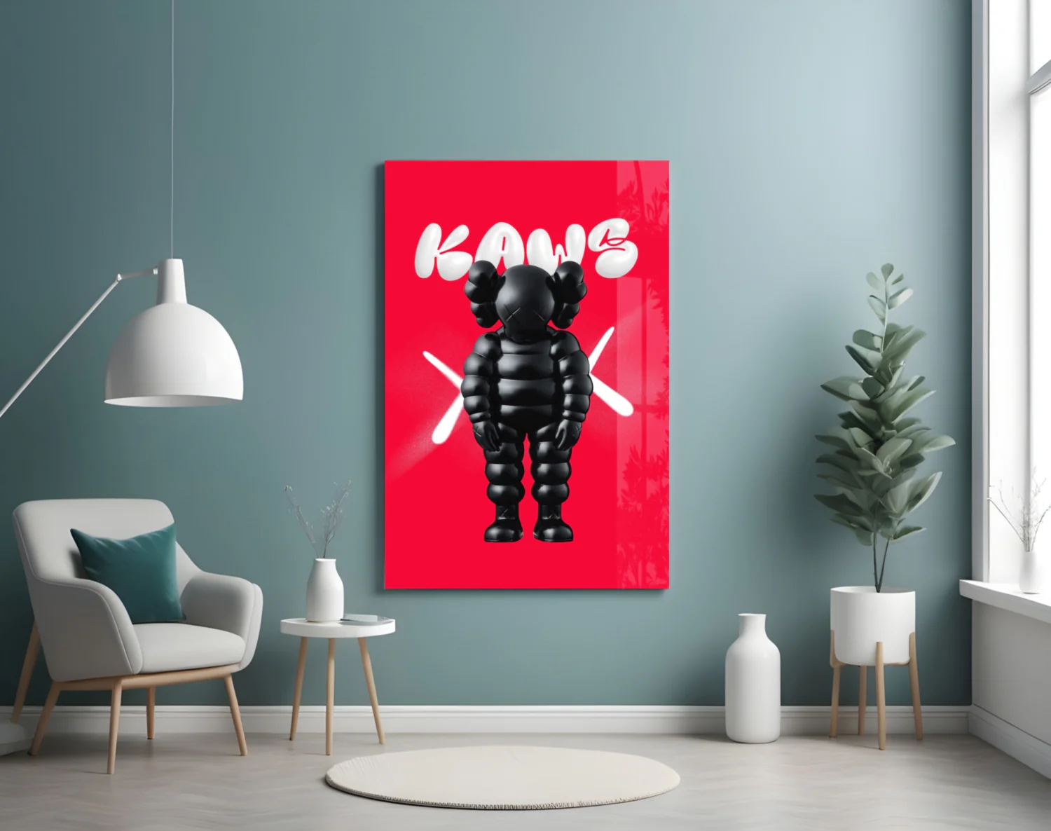 Vinyl Toy Figure Glass Wall Art Bundle - Image 12