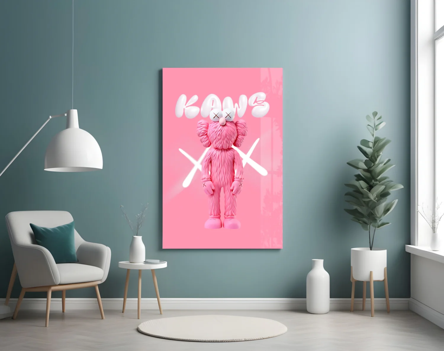 Vinyl Toy Figure Glass Wall Art Bundle - Image 13