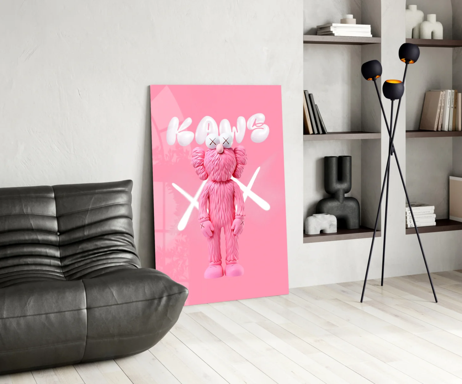 Vinyl Toy Figure Glass Wall Art Bundle - Image 4