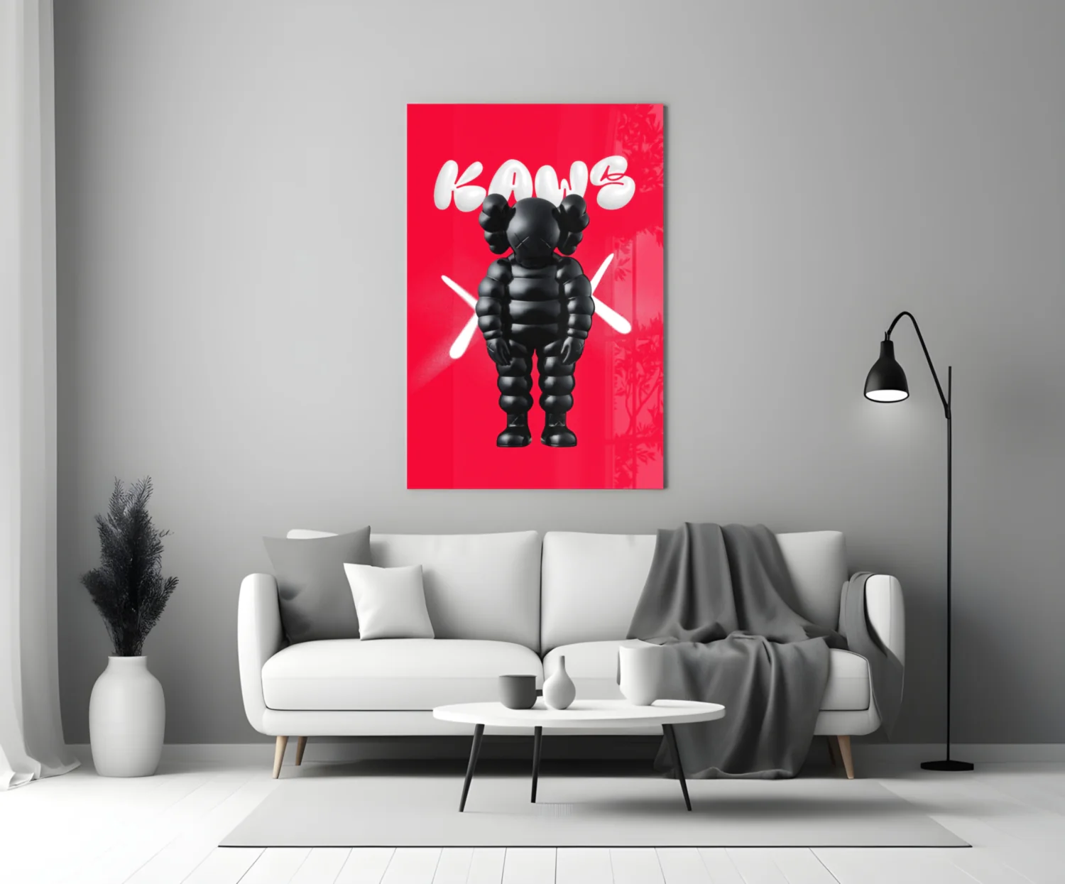 Vinyl Toy Figure Glass Wall Art Bundle - Image 9