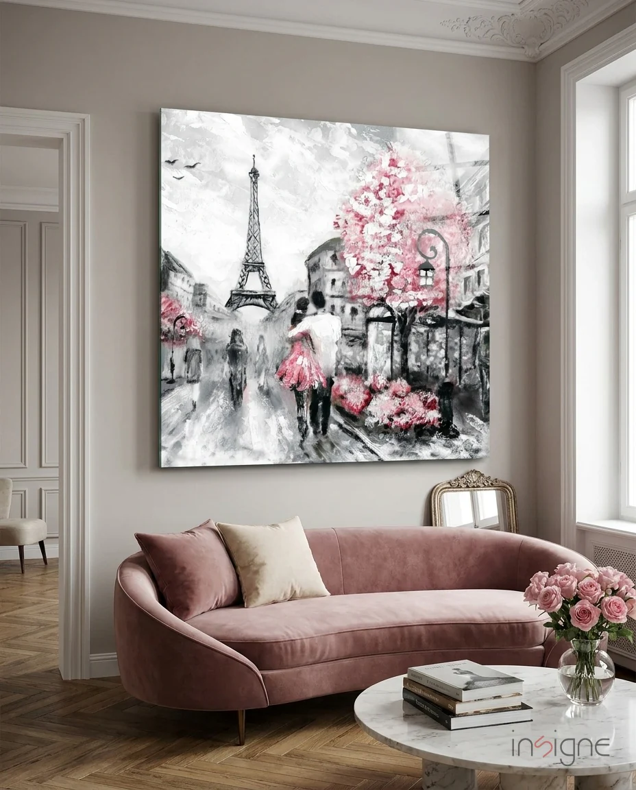 Paris Glass Wall Art