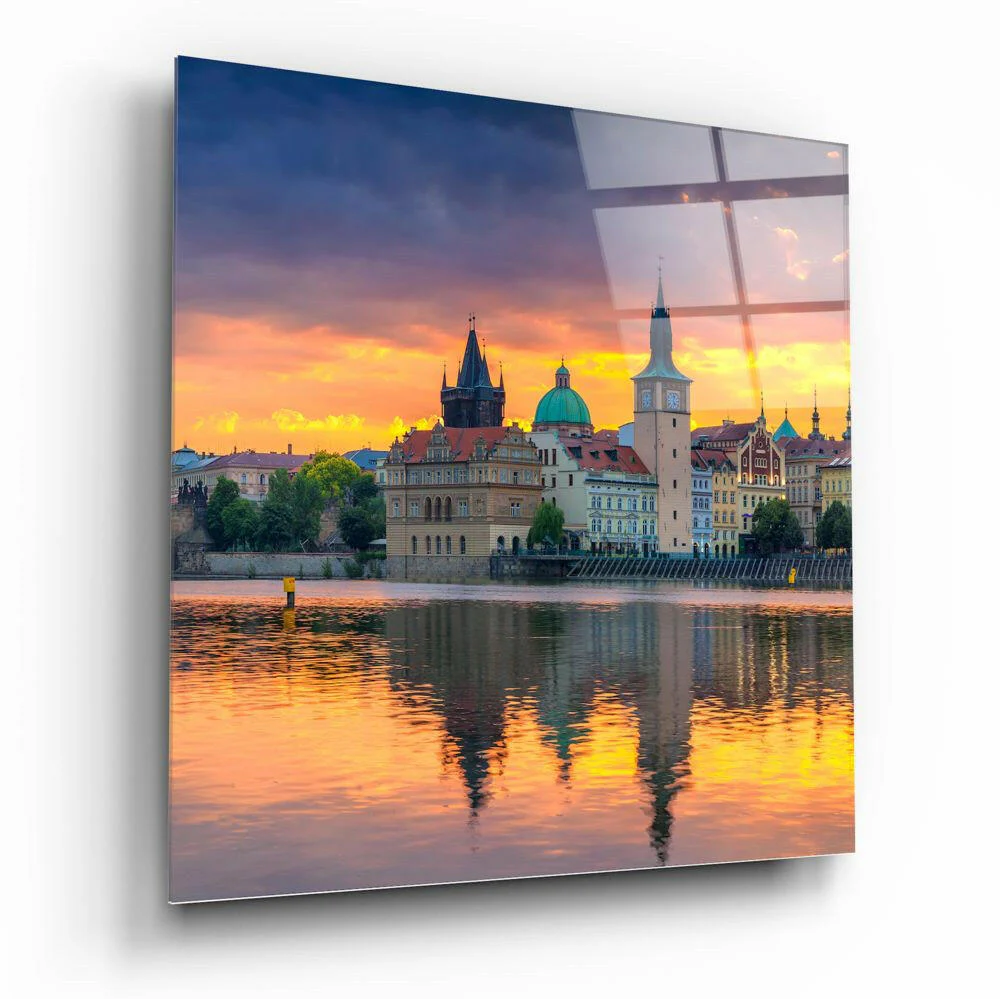 Prague Glass Wall Art - Image 2