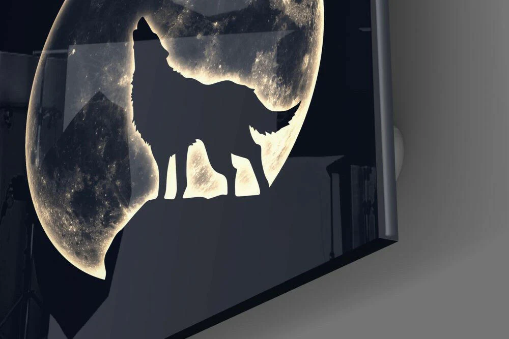 Full Moon Glass Wall Art - Image 3