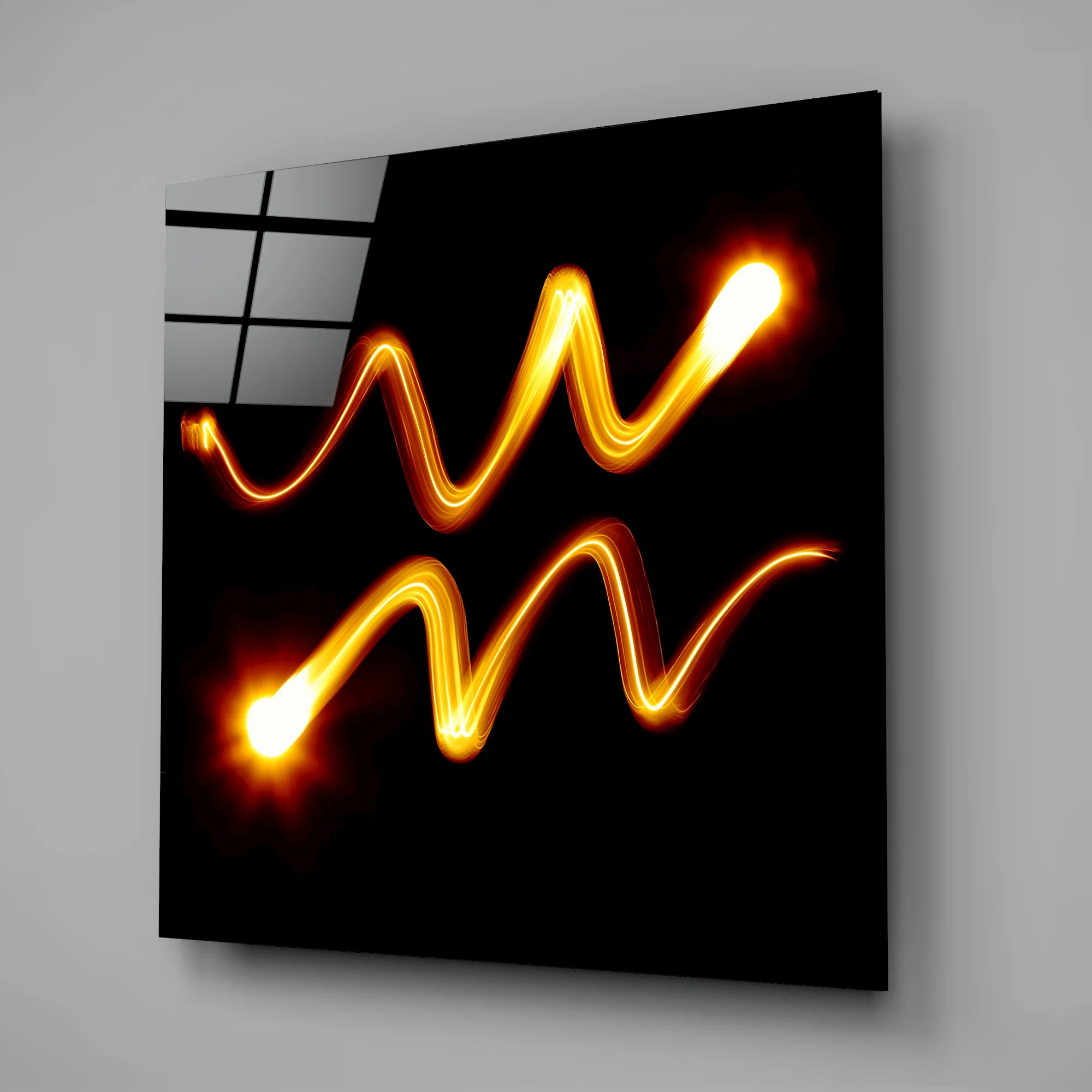 Horoscopes - Aquarius Glass Wall Art - Image 2