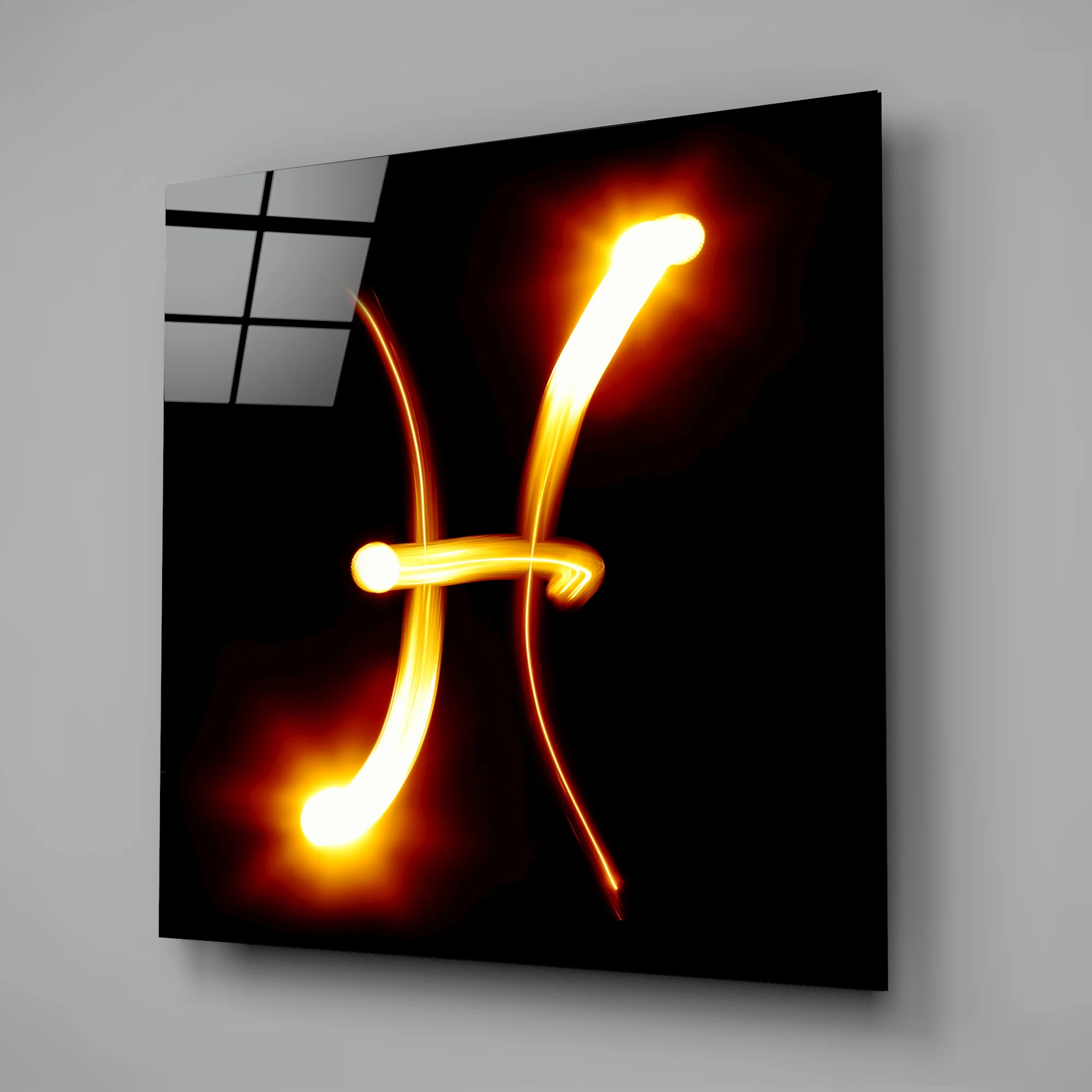 Horoscopes - Pisces Glass Wall Art - Image 2