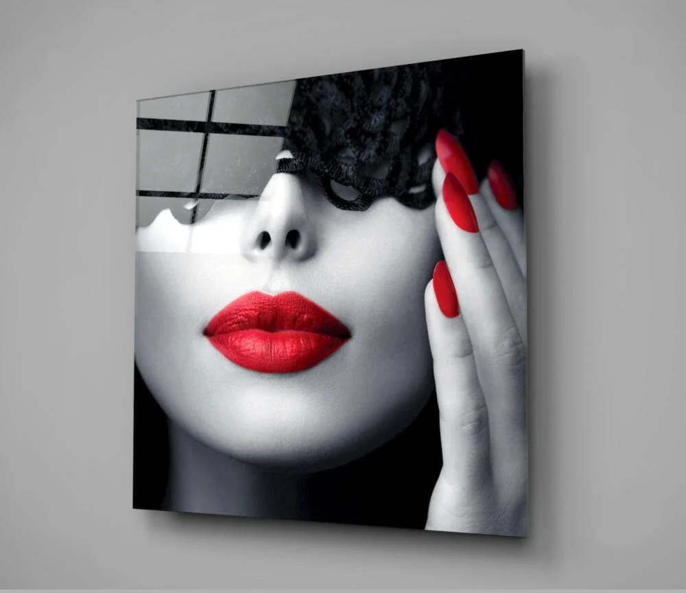 The Charm of Red Glass Wall Art - Image 2