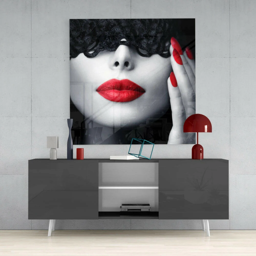 The Charm of Red Glass Wall Art - Image 4