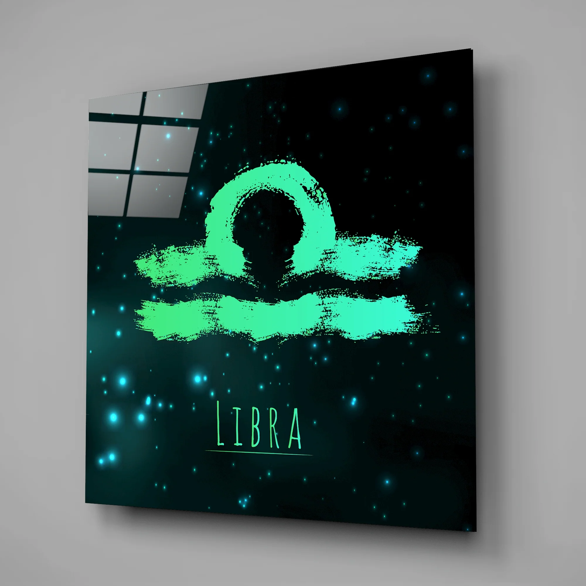 Horoscopes - Libra Glass Wall Art - Image 2