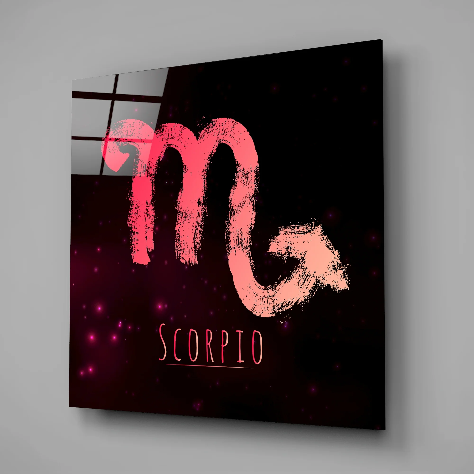 Horoscopes - Scorpio Glass Wall Art - Image 2