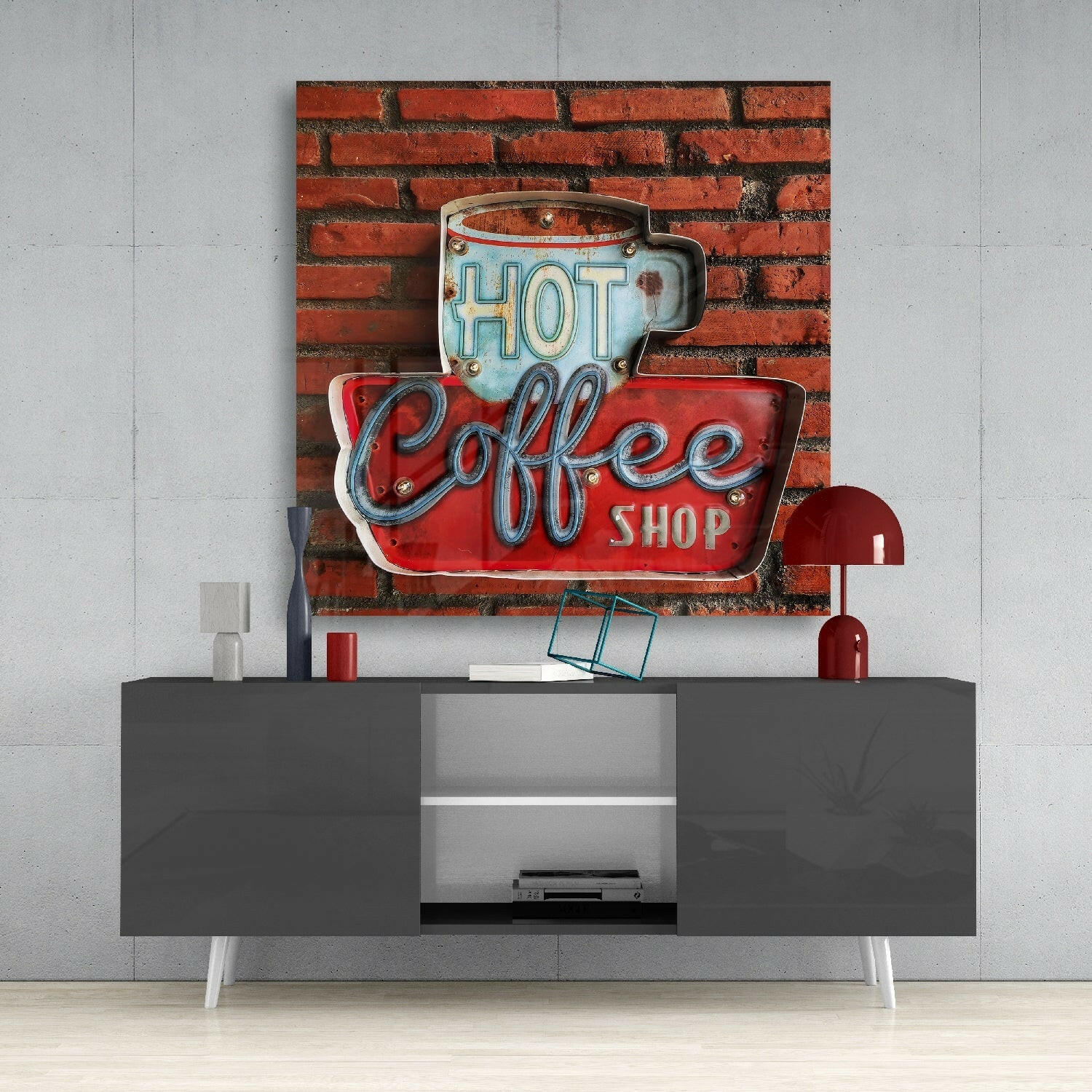 Hot Coffee Glass Wall Art - Image 4