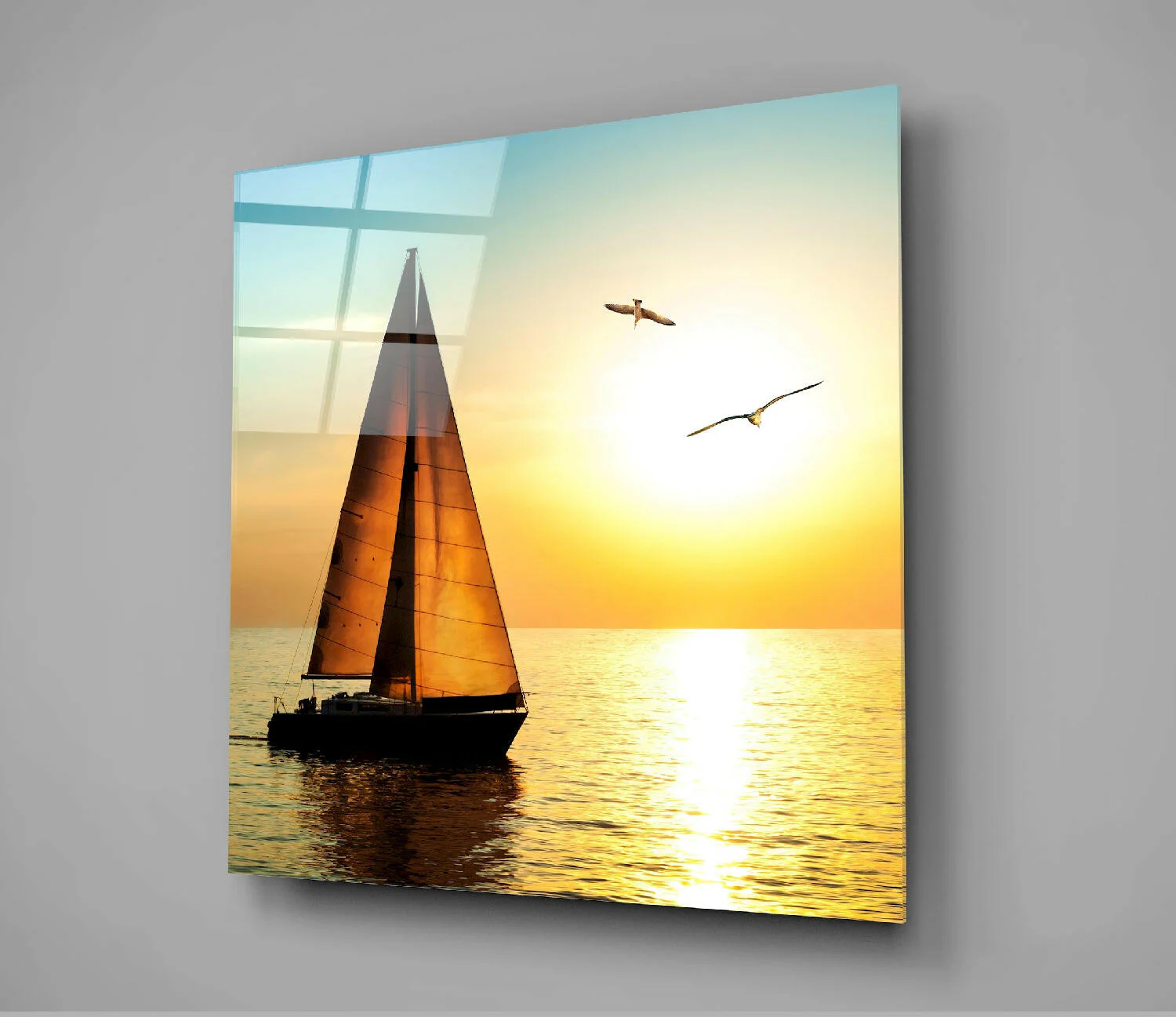 Sailboat Glass Wall Art - Image 3
