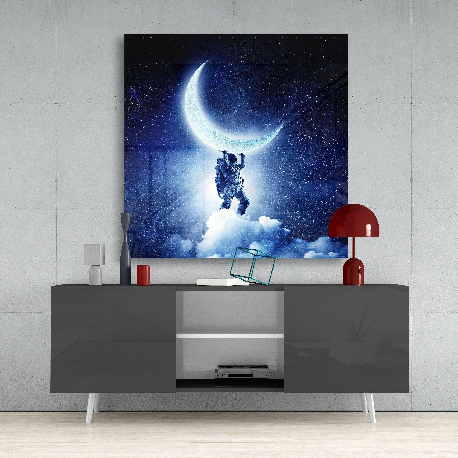 Moon Bearer Glass Wall Art - Image 4