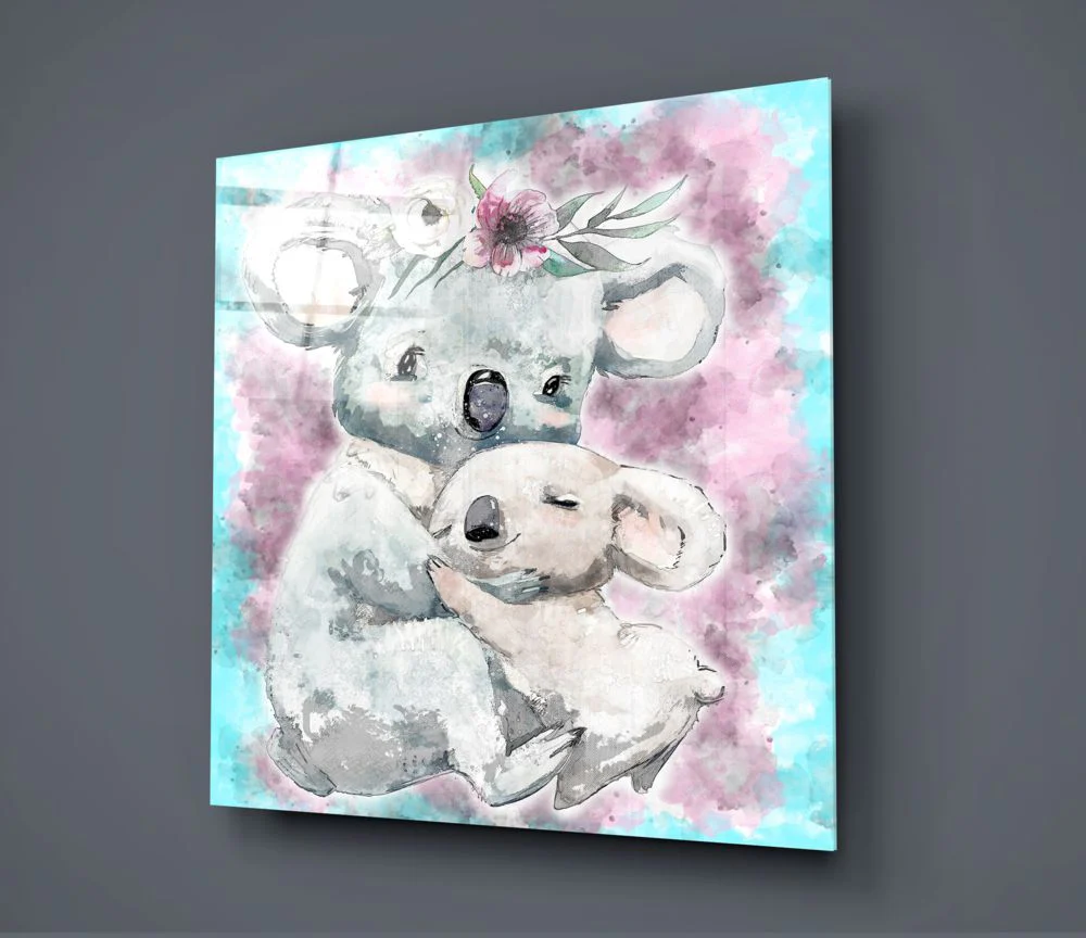 Koala Glass Wall Art - Image 2